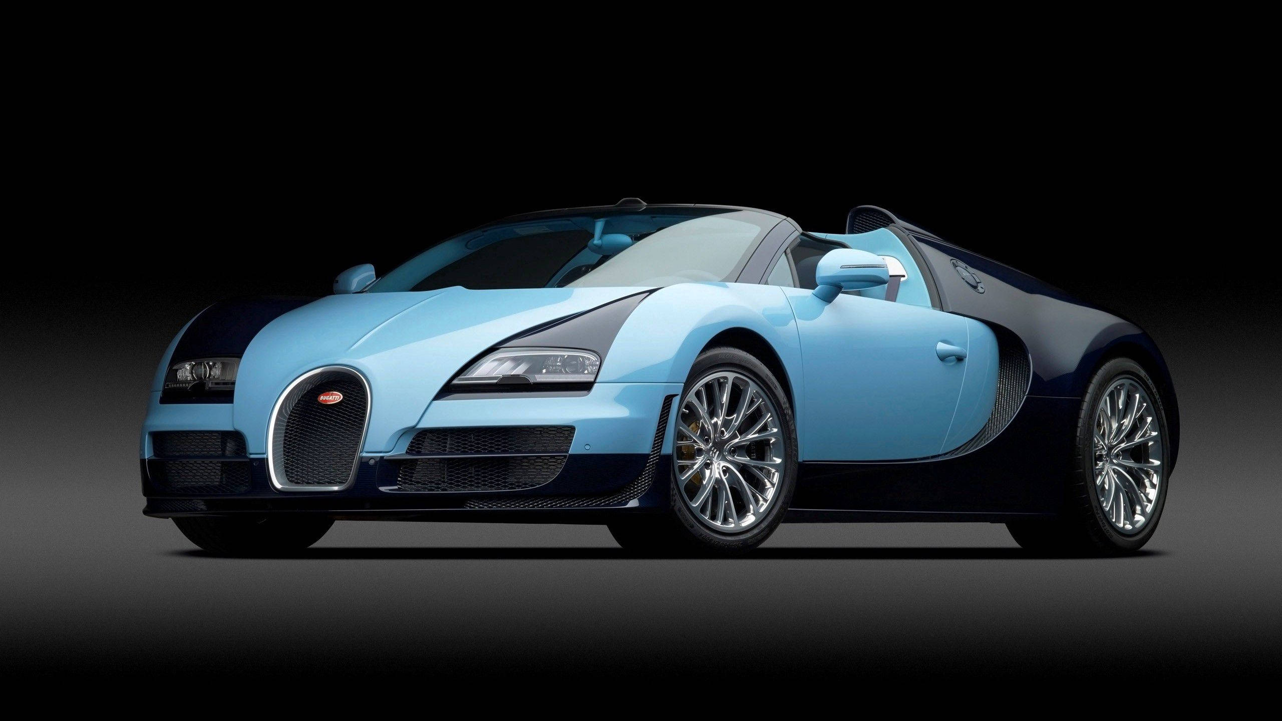Elegant blå Bugatti Veyron Wallpapers