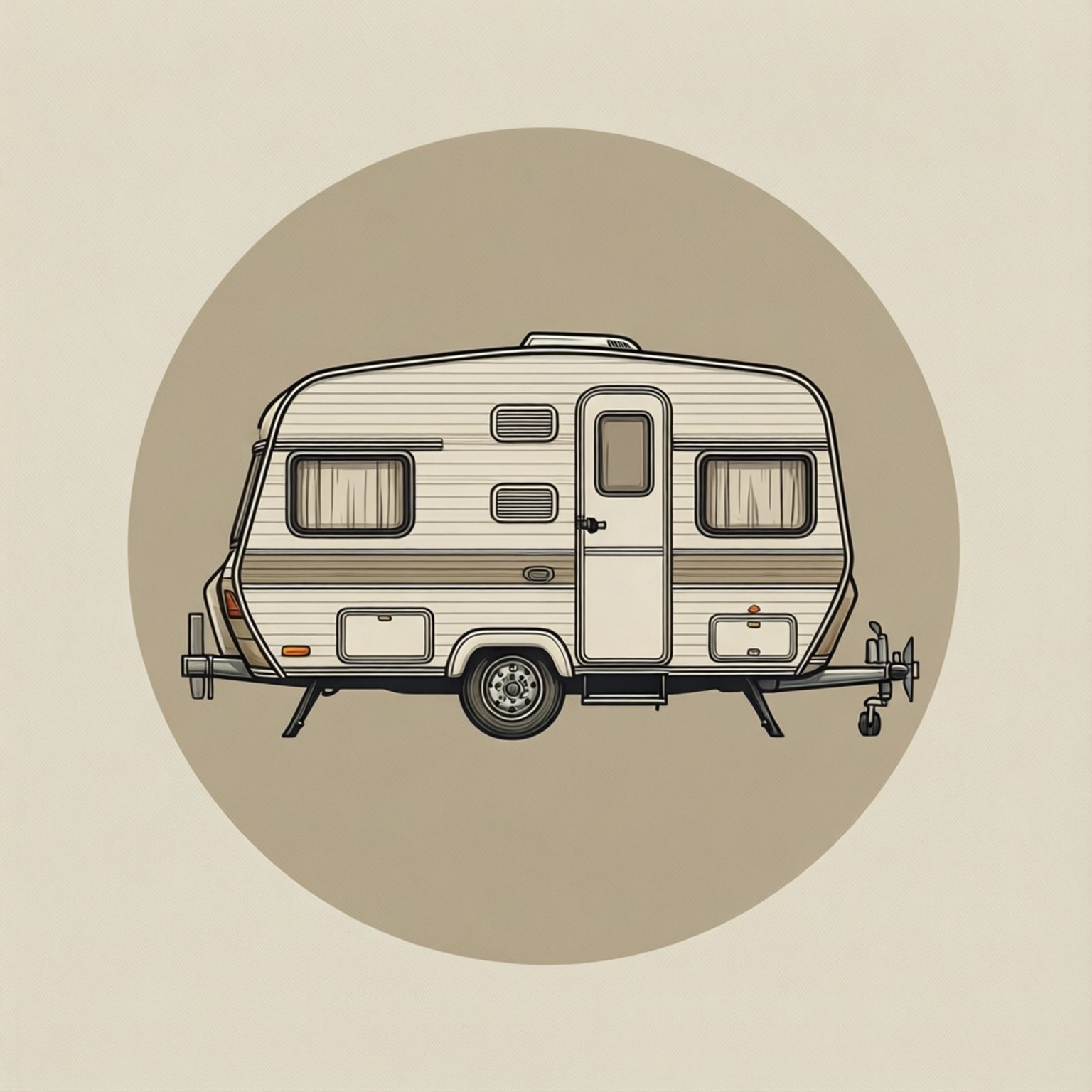 Elegant campingvogn Wallpapers