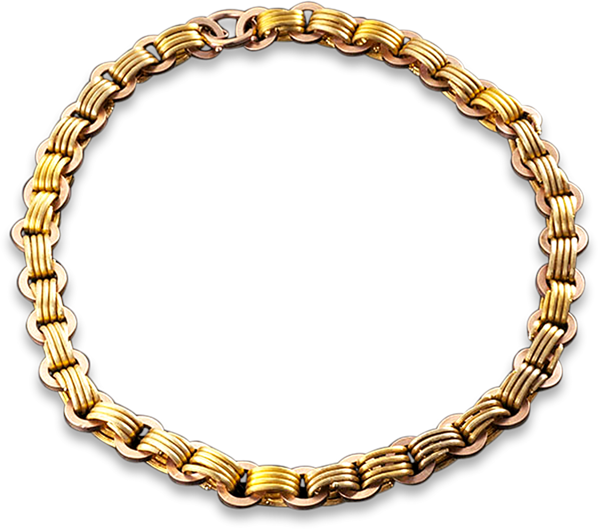 Elegant Guld Kæde Cirkel Wallpapers