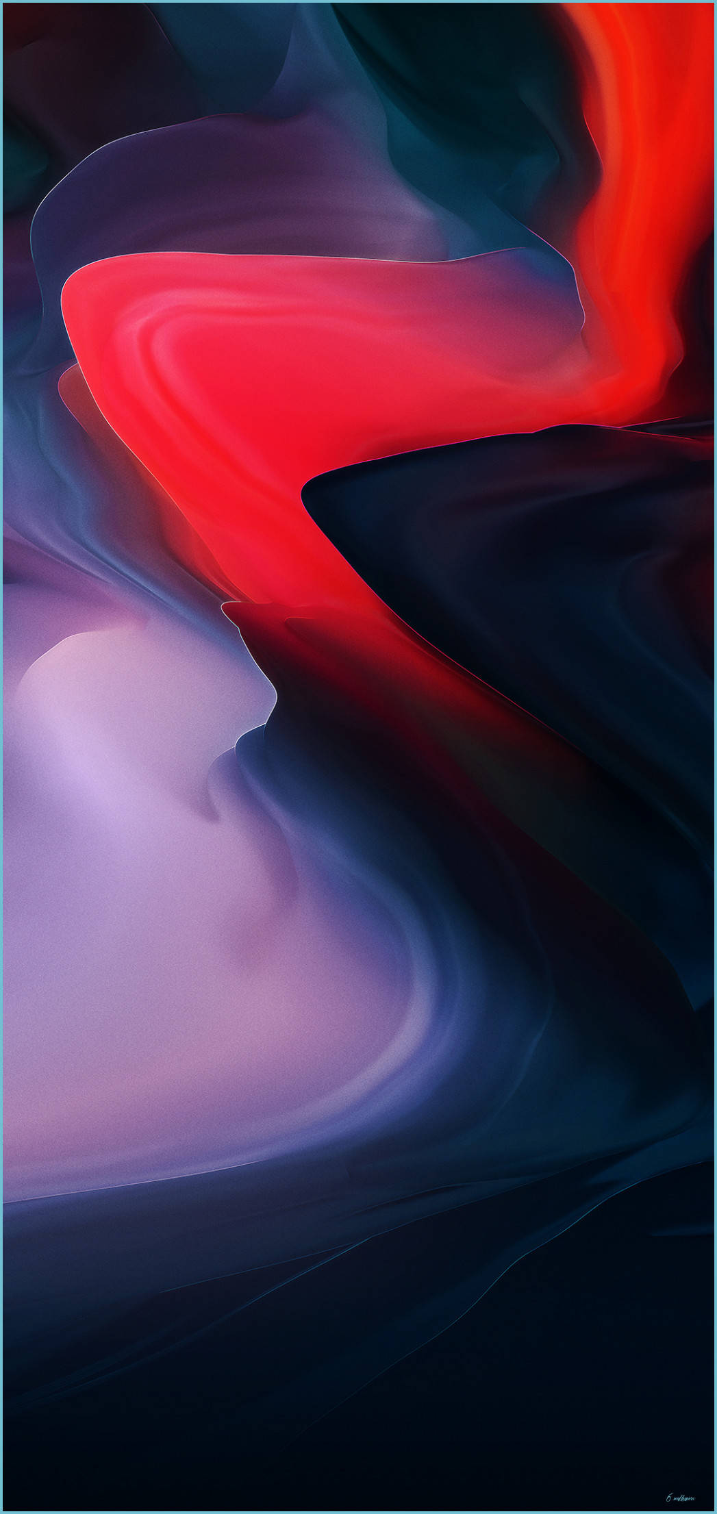 Elegant OnePlus 9 Pro i mørkerødt abstrakt design Wallpapers