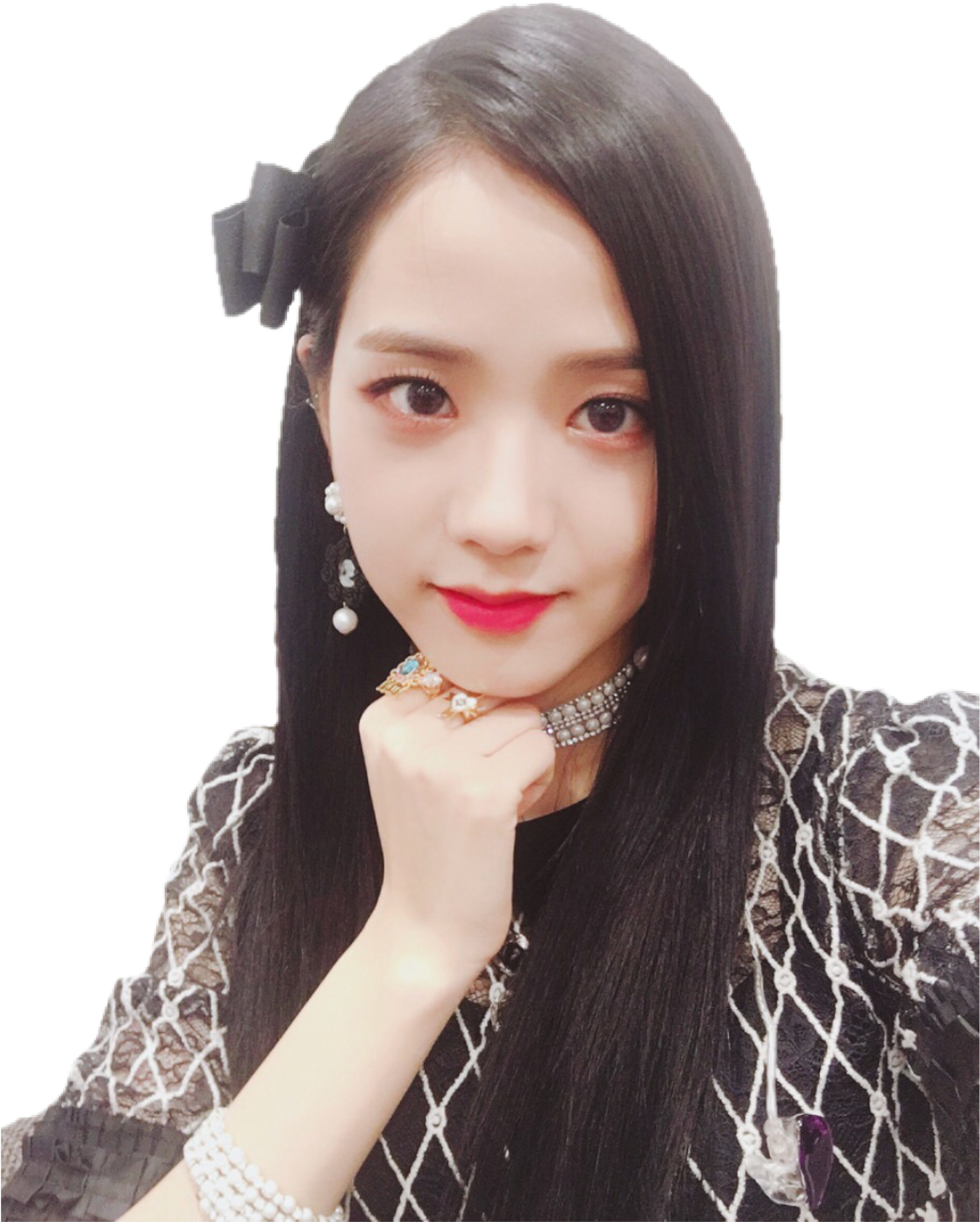 Elegant portræt af Blackpink-medlem Wallpapers