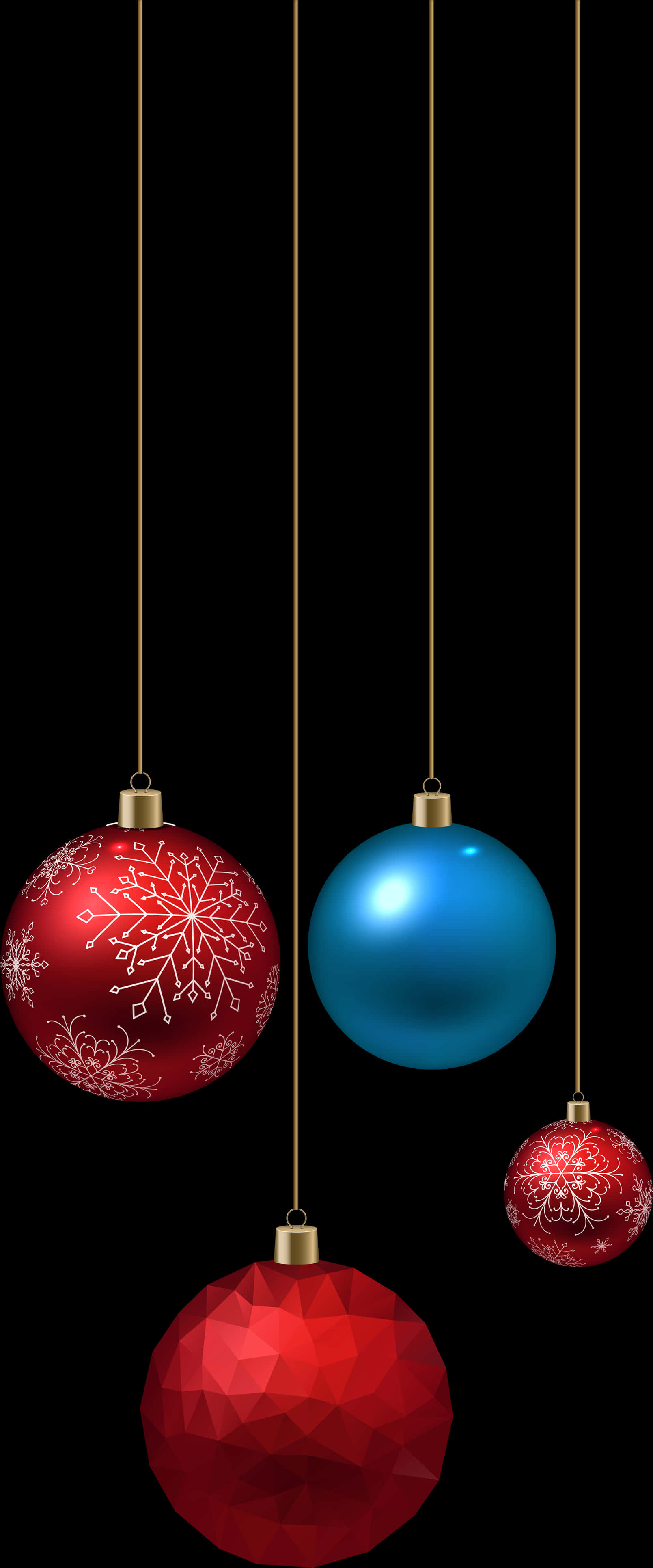 Elegante julepynt Wallpapers