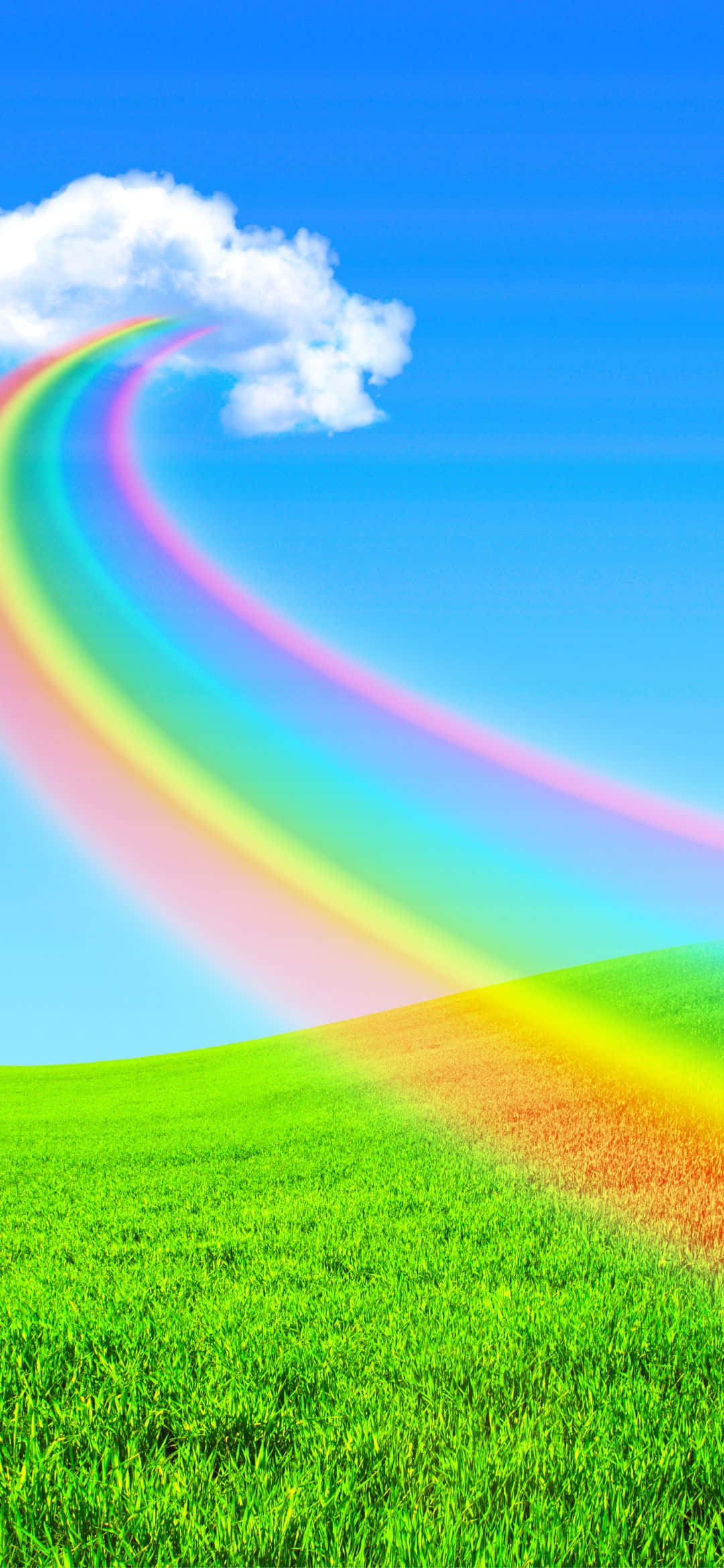 Elektrisk blå himmel Wallpapers