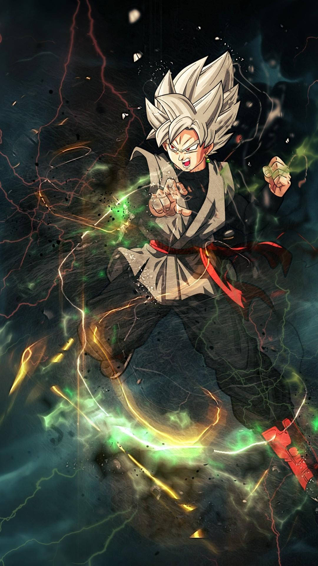 Elektrisk Goku Black iPhone Wallpapers