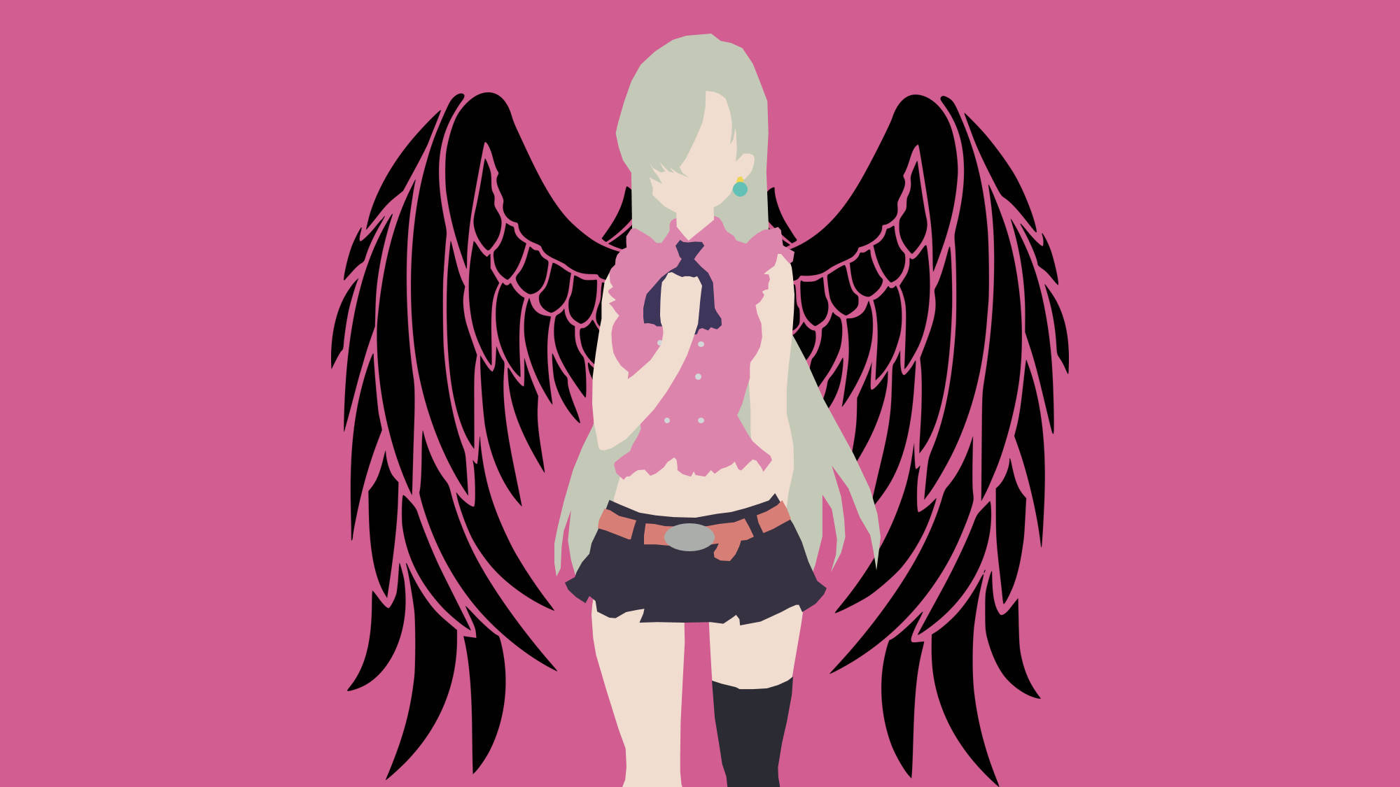 Elizabeth Seven Deadly Sins Minimalistisk Anime Wallpapers
