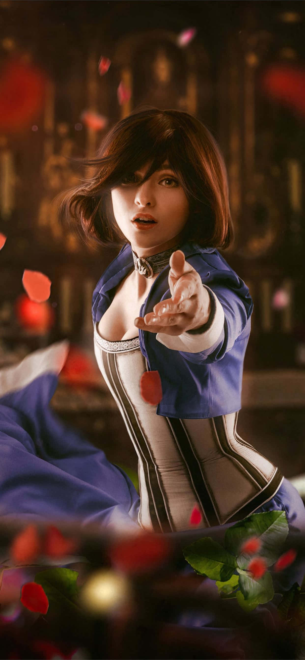 Elizabeth Sløring iPhone Xs Max Bioshock Infinite Baggrund Wallpapers