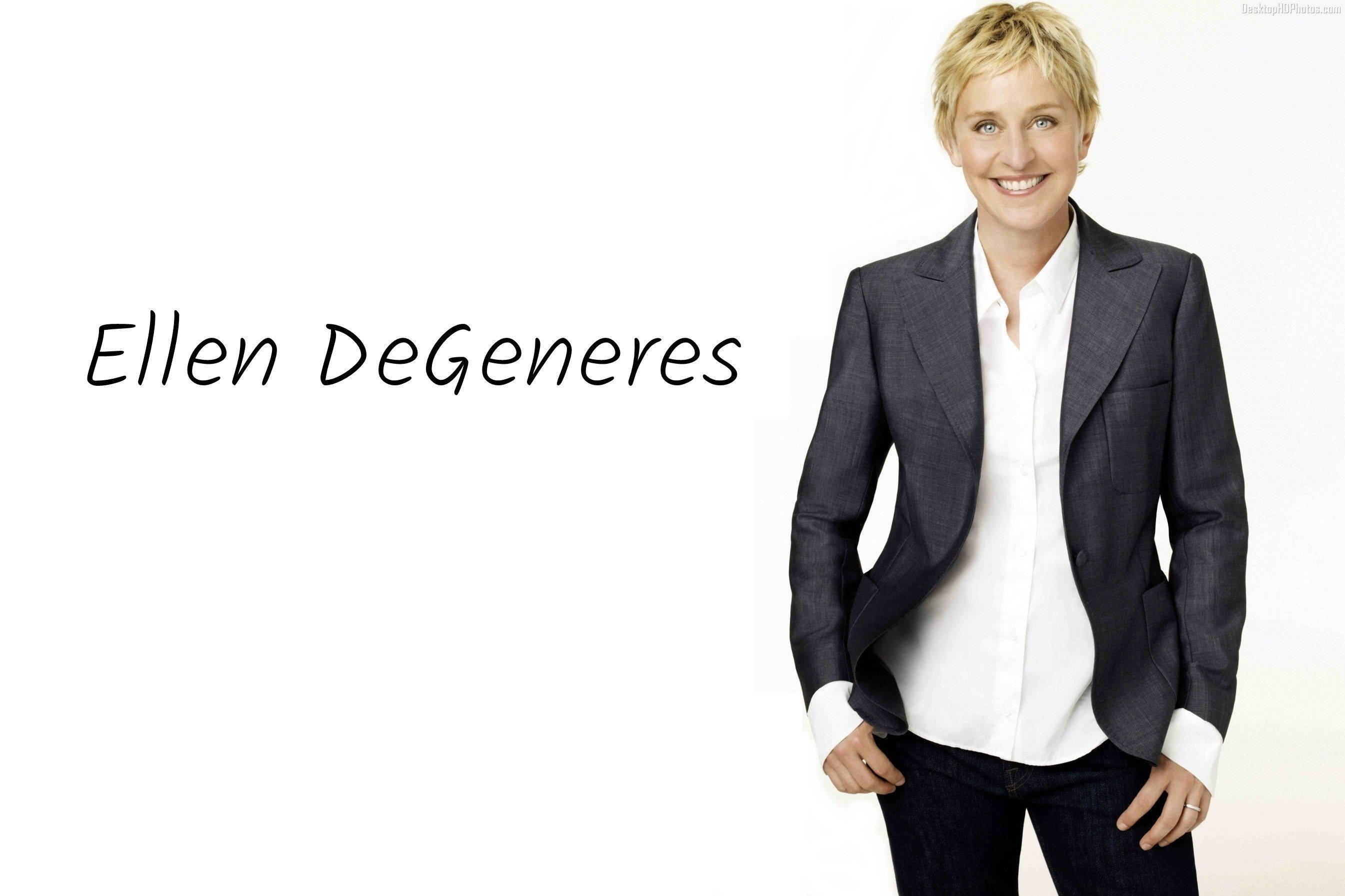 Ellen Degeneres plakat med hans navn Wallpapers