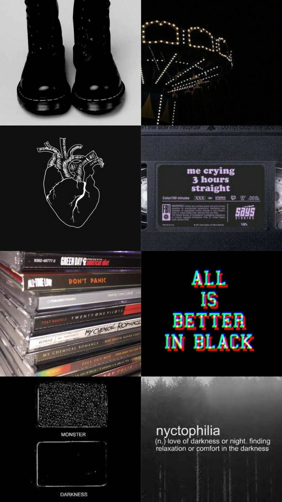 Emo æstetisk collage Wallpapers