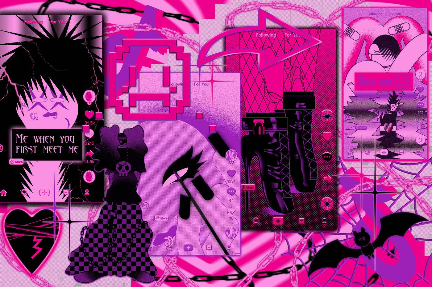 Emo æstetisk retro stemning Wallpapers