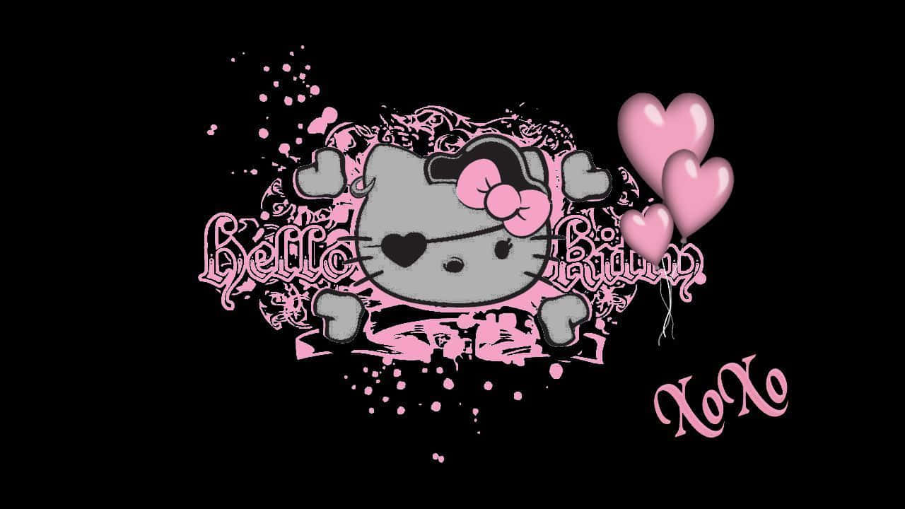 Emo Hello Kitty Piratkunst Wallpapers