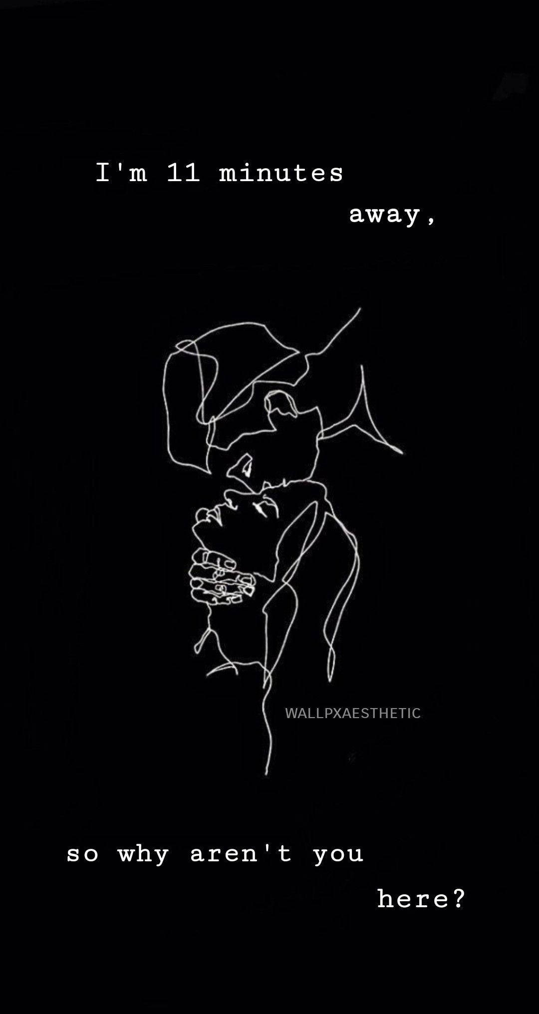Emo æstetisk kærlighedscitat Wallpapers
