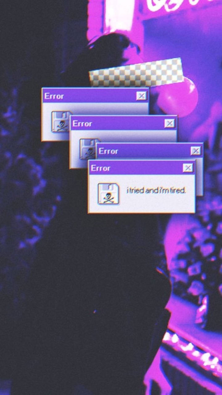 Emo æstetiske dialogbokse Wallpapers