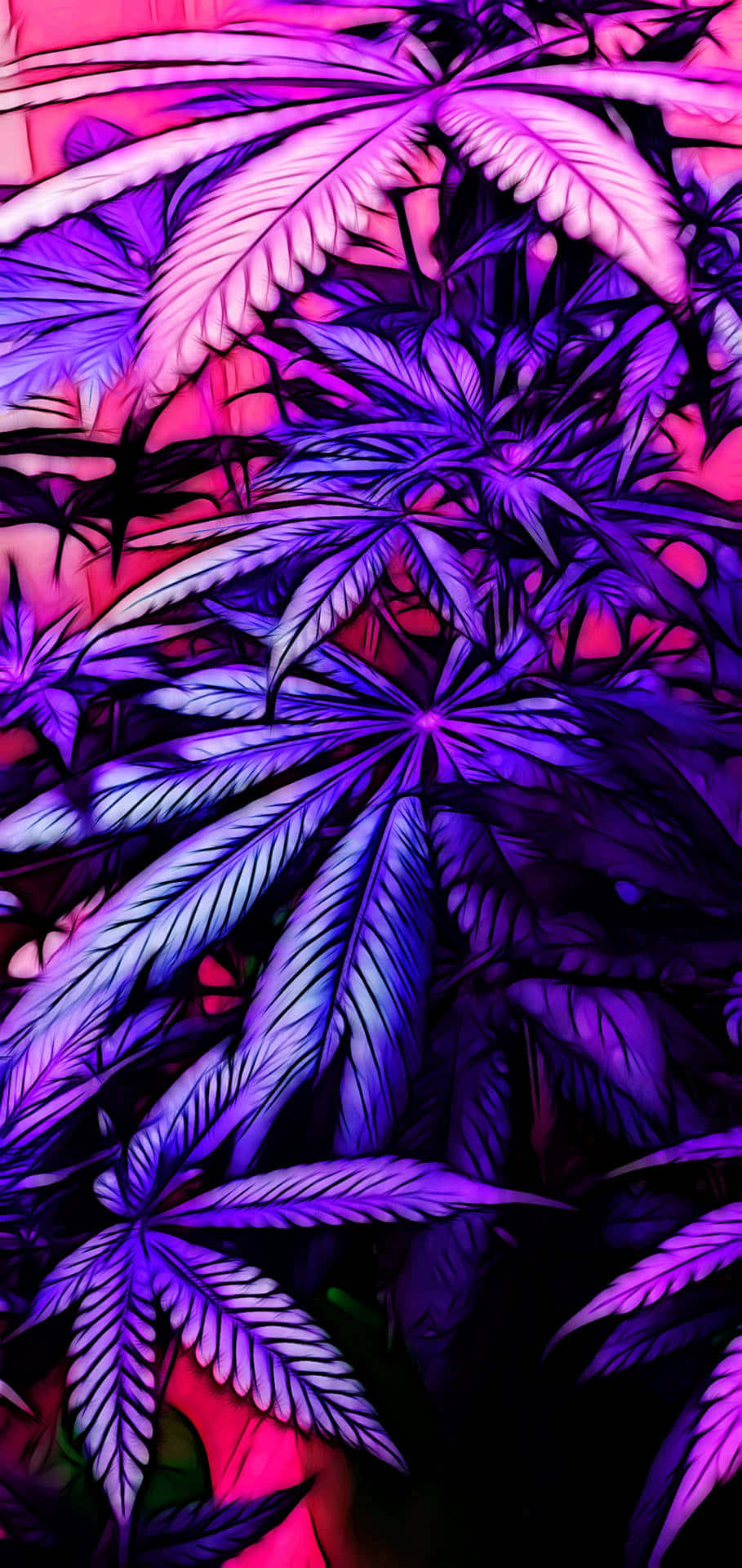 En betagende og fredfyldt violet æstetik Wallpapers