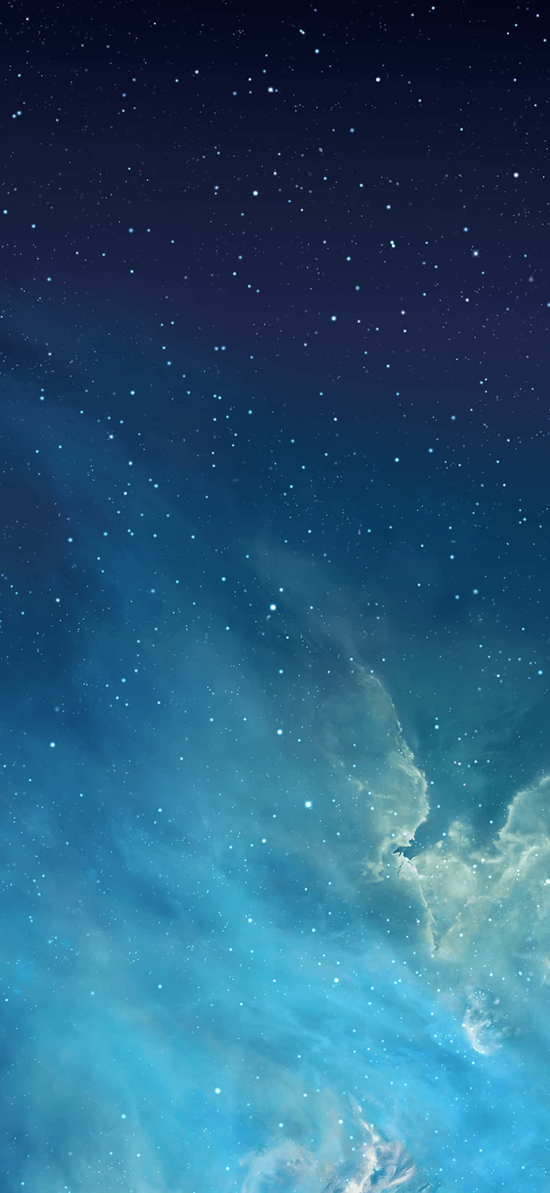 en blå himmel med stjerner Wallpapers