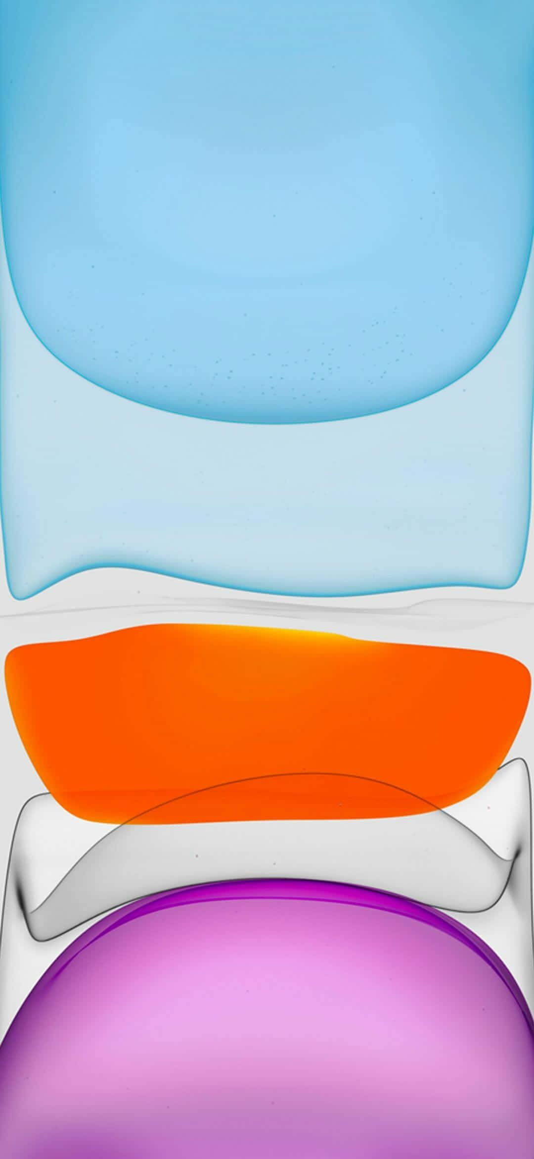en blå og orange baggrund Wallpapers
