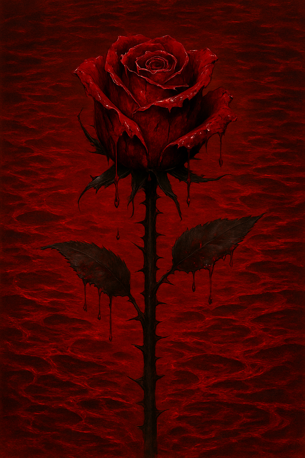 En blodig rose fra helvede Wallpapers