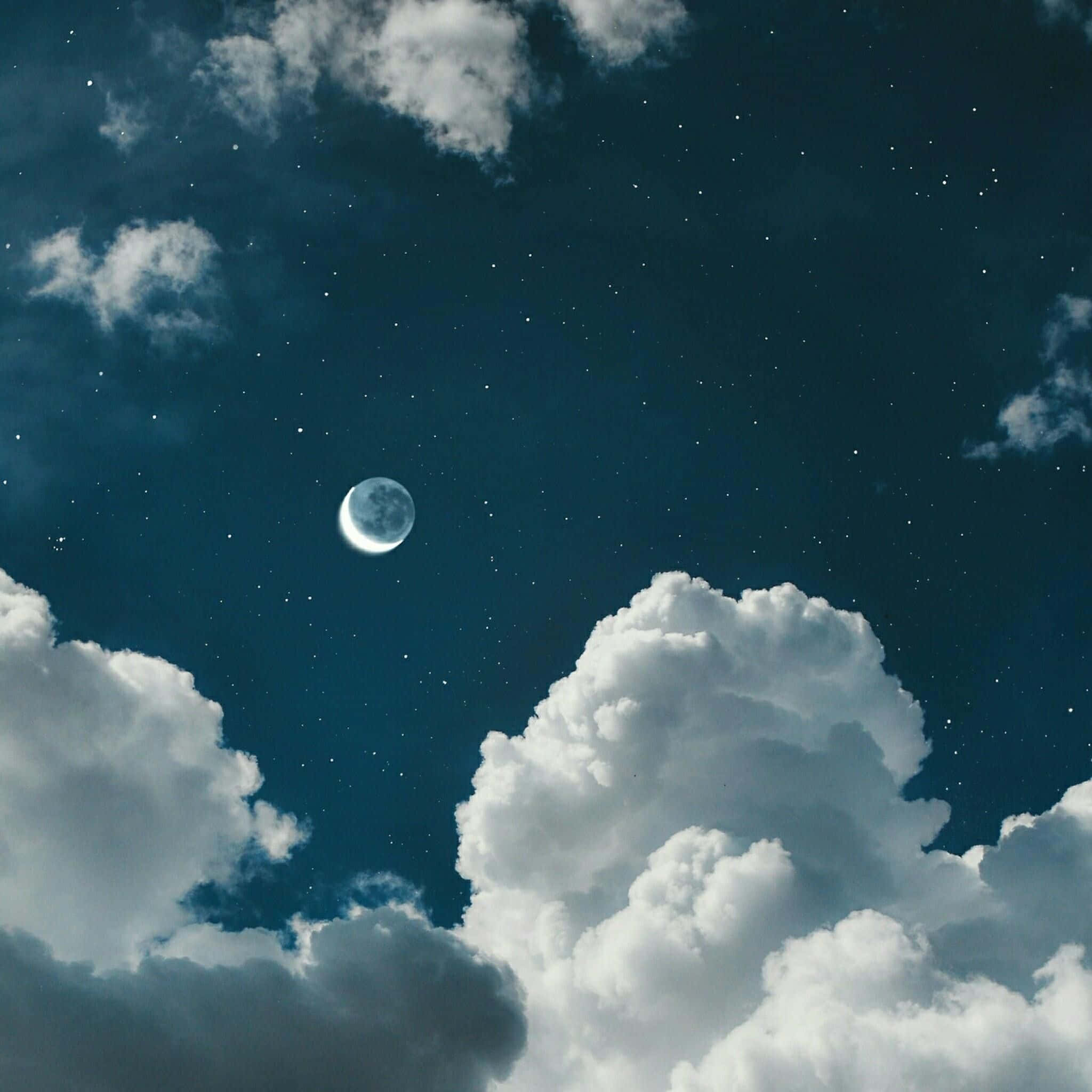 "En bred åben himmel i blåt, fuld af uendelige muligheder." Wallpapers