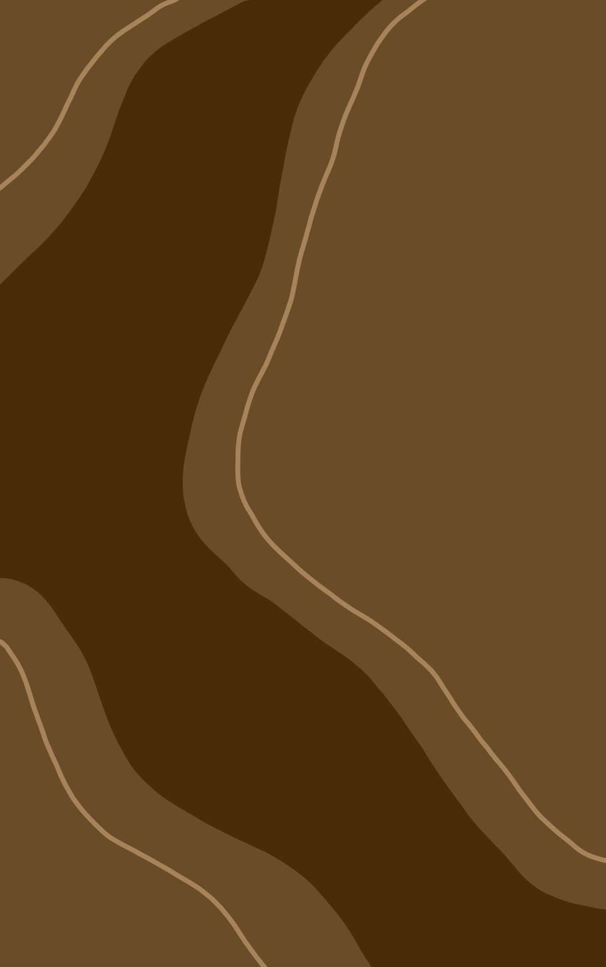 en brun og hvid flod med en brun baggrund Wallpapers