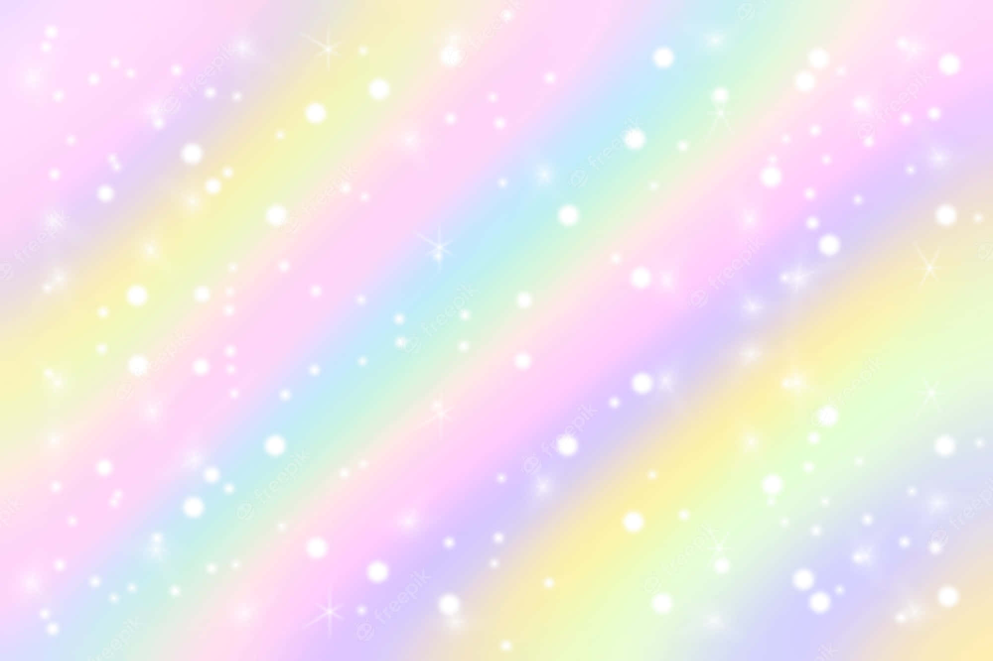 En drømmende pastelregnbue-gradientbaggrund. Wallpapers