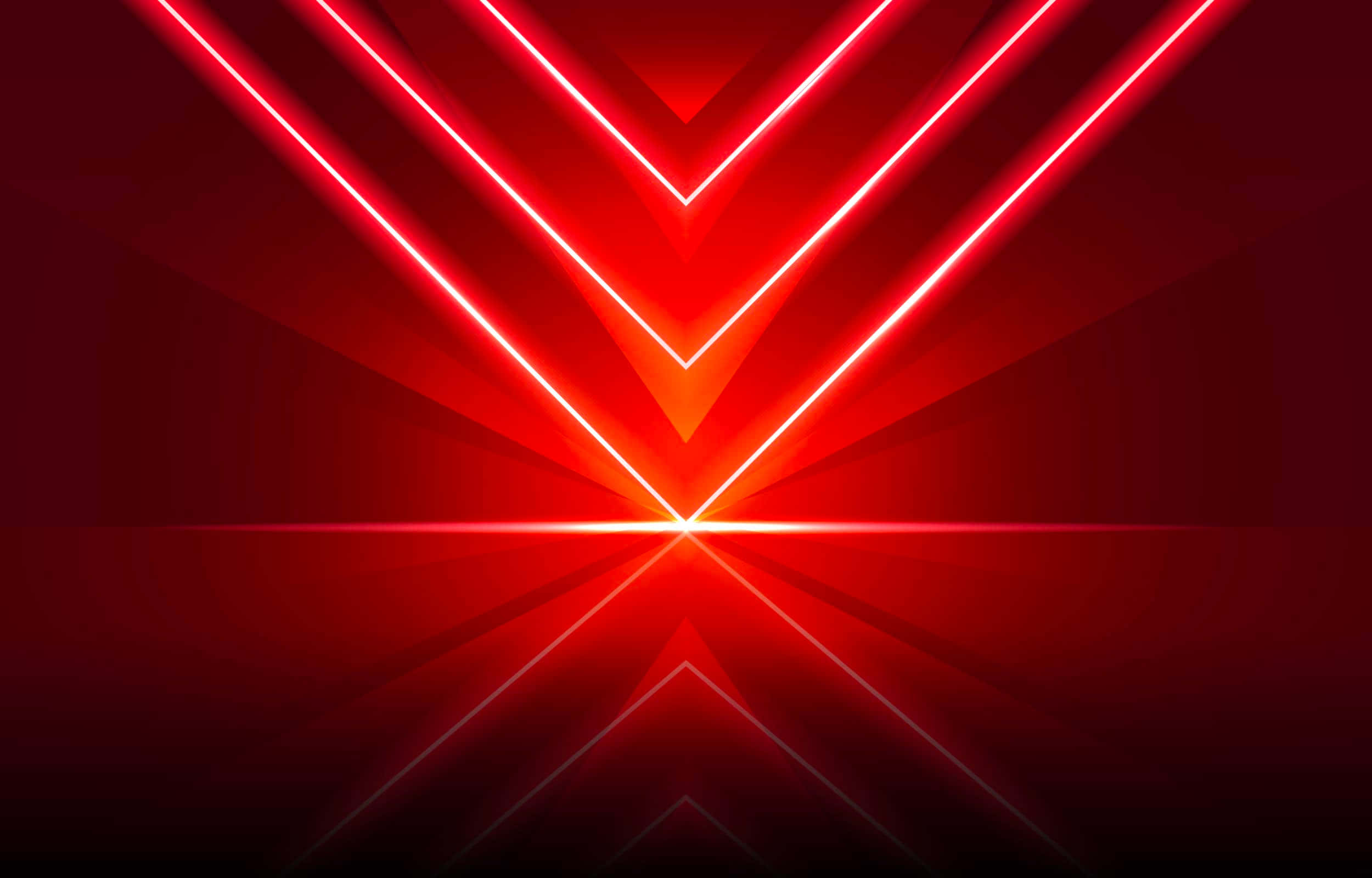 En elektrificerende neonlys rød baggrund til de modige og udtryksfulde Wallpapers