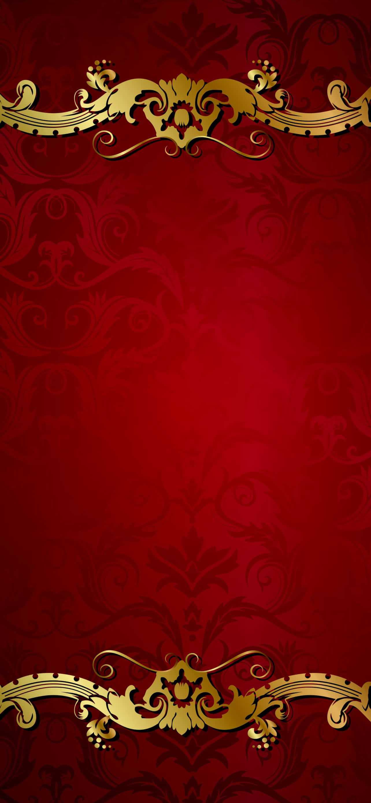 En fantastisk, levende og tekstureret baggrund i røde og gyldne nuancer Wallpapers