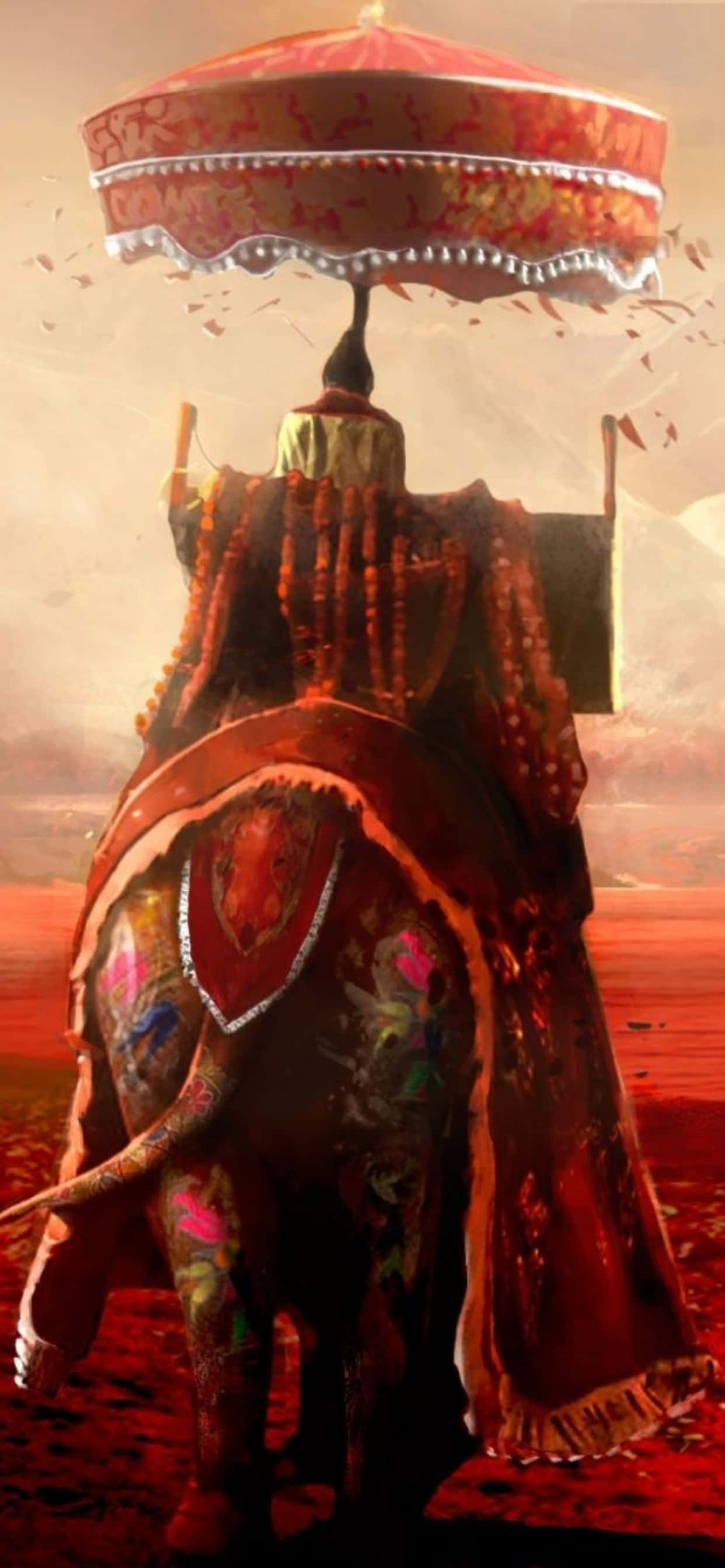 "En fantastisk udsigt over Far Cry 4 på en iPhone Xs Max" Wallpapers