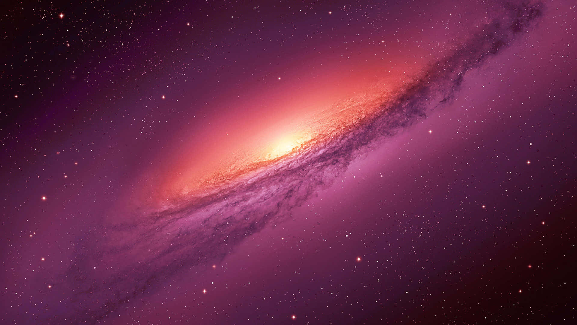 en galakse med rød og lilla farve Wallpapers
