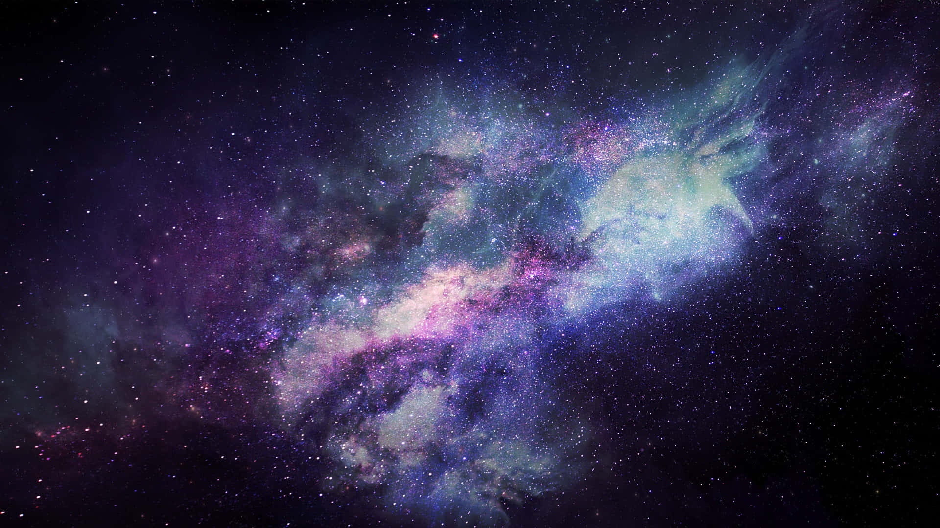 en galakse med stjerner og en mælkevej Wallpapers
