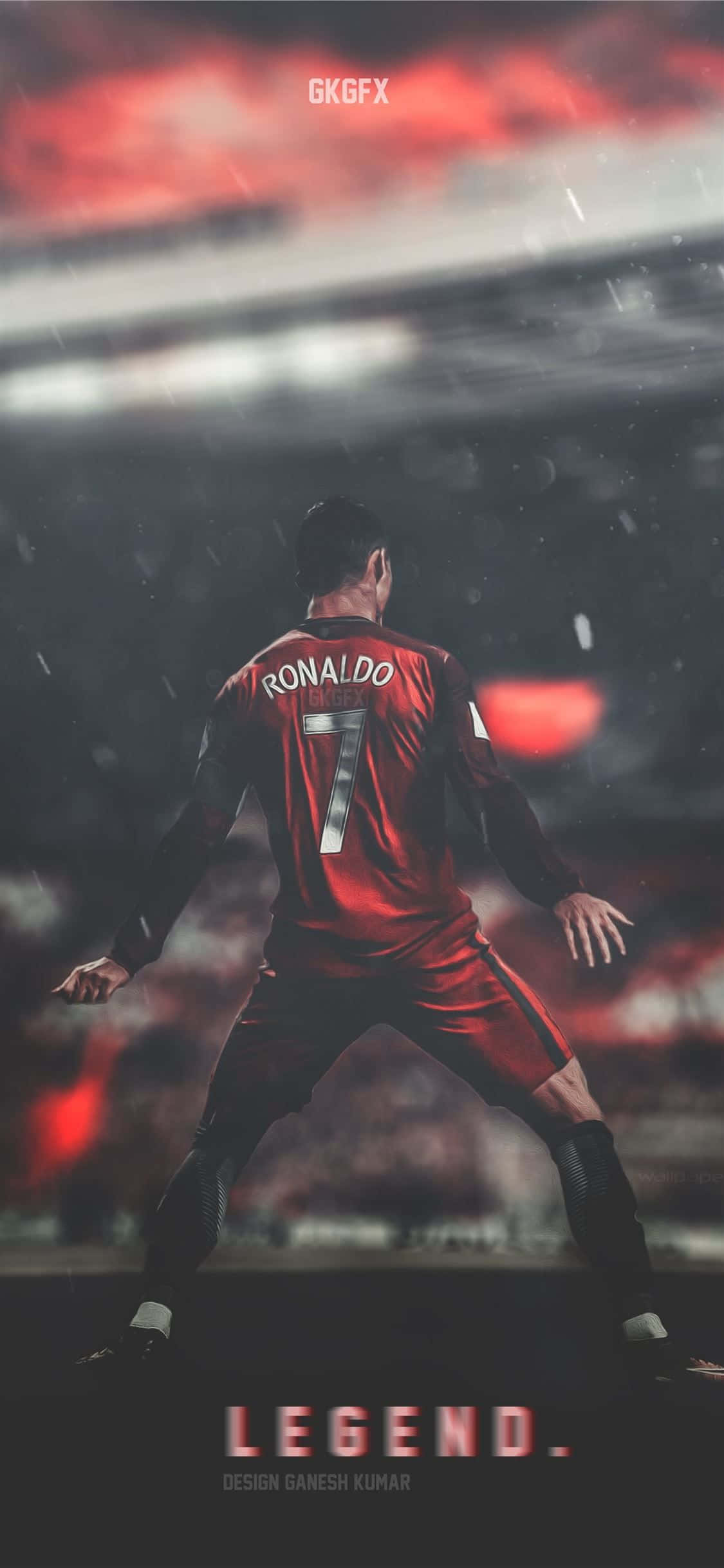 En glad fodboldspiller Wallpapers