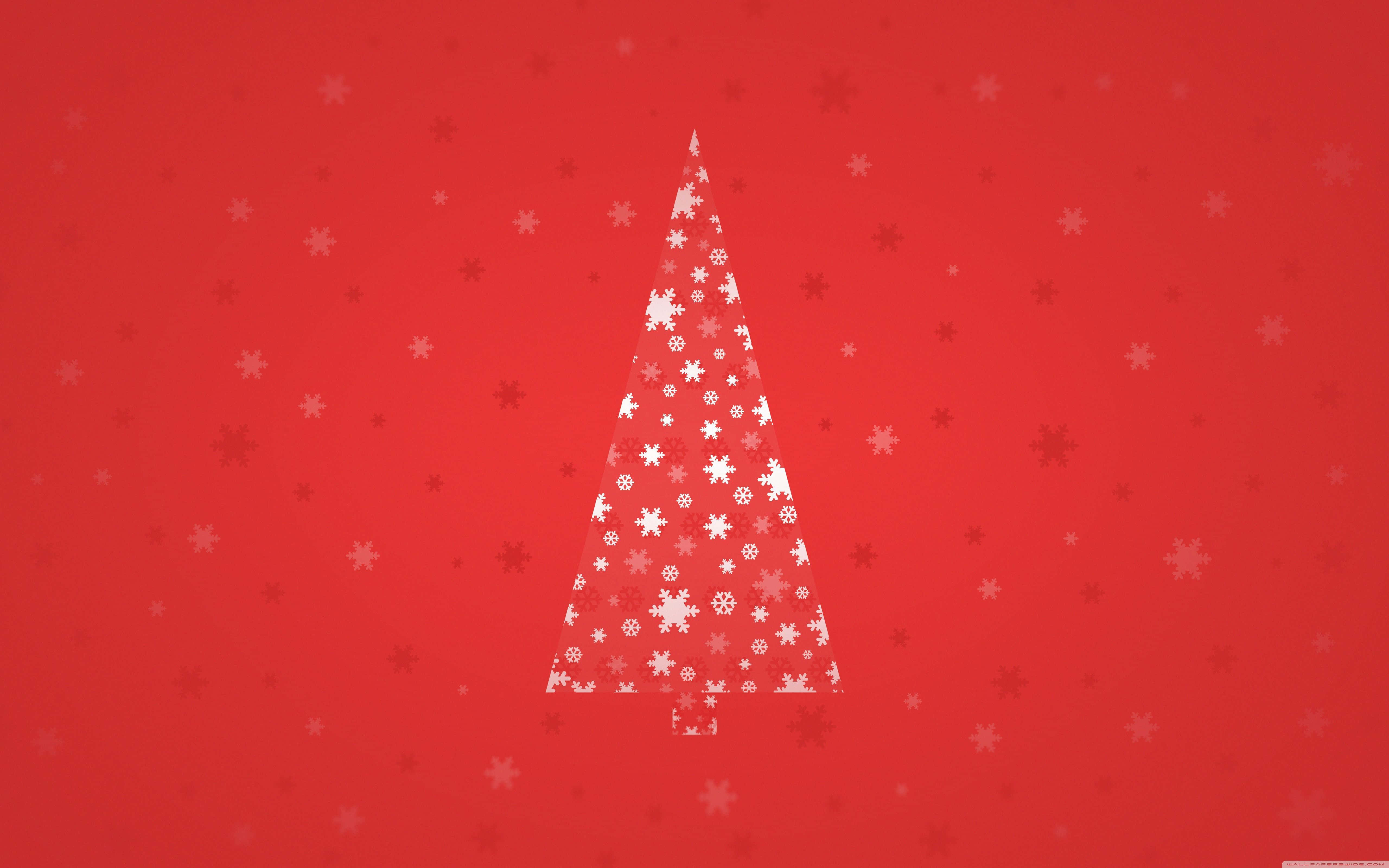 En glædelig, rød jul Wallpapers