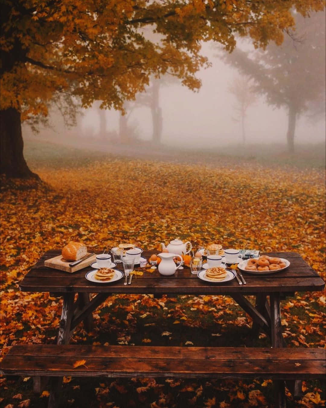 En hyggelig efterårsdag på landet Wallpapers