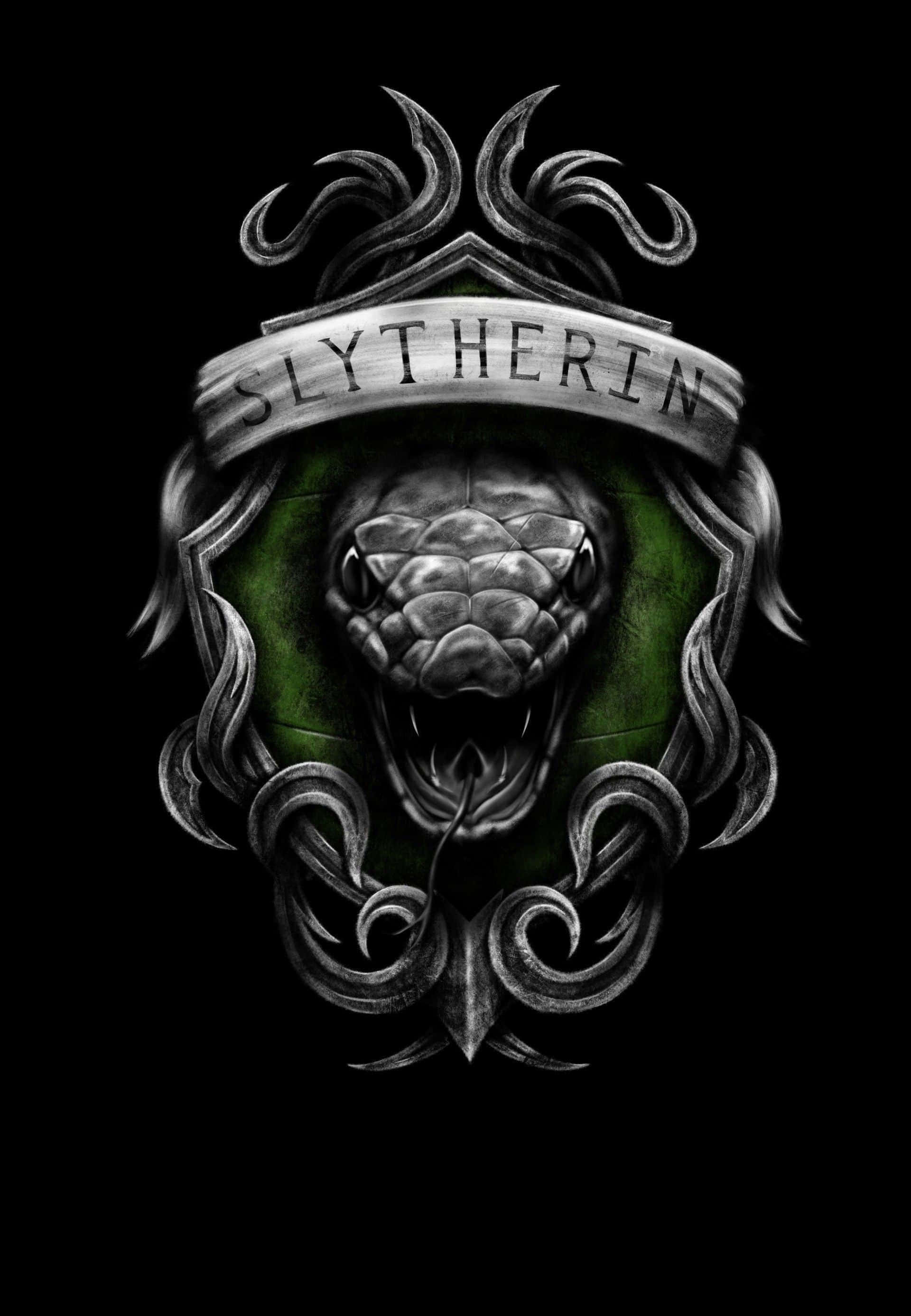 En illustration af den mystiske og spændende Slytherin-æstetik Wallpapers
