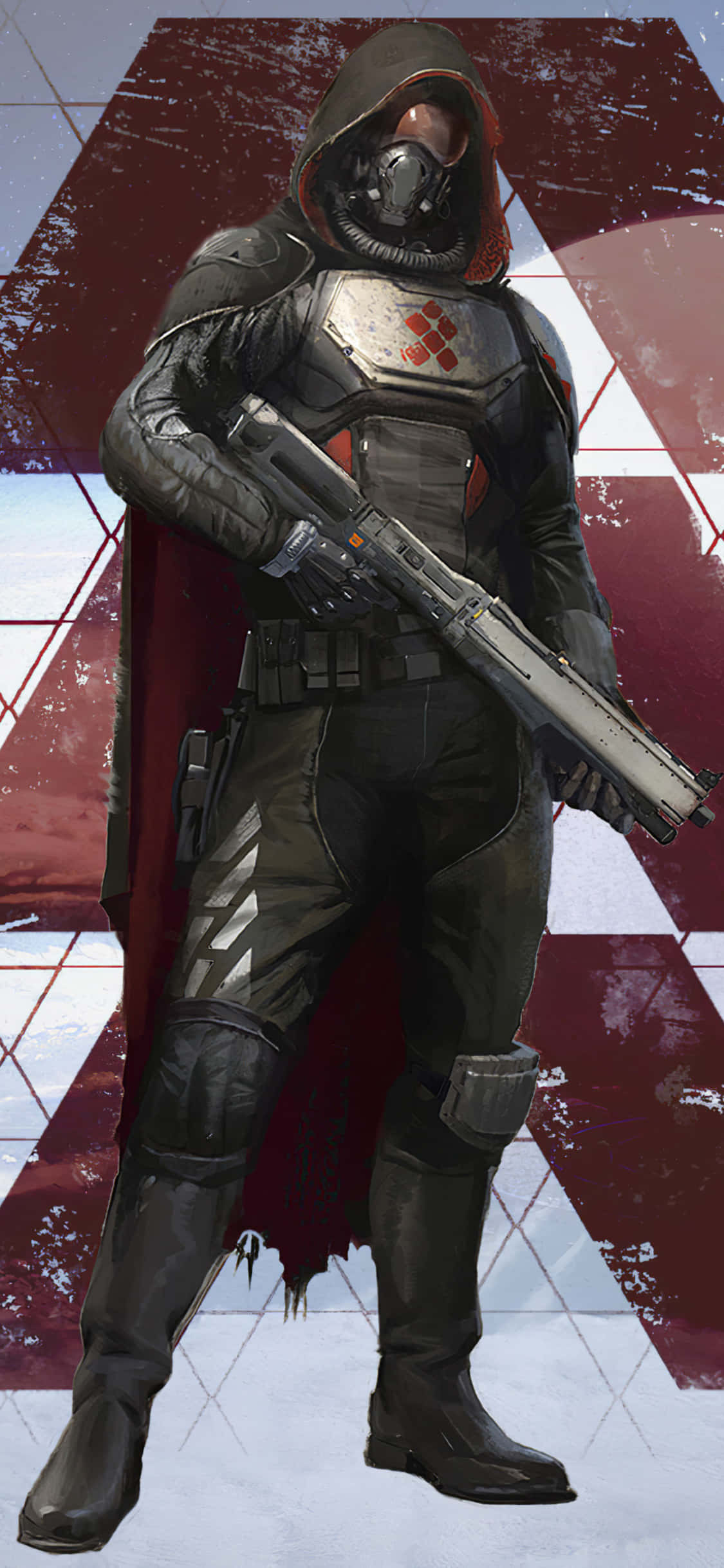 En jæger mod en Hive-ridder i spillet Destiny 2 Wallpapers