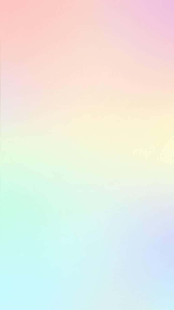 En Levende og Farverig Pastelregnbue Wallpapers