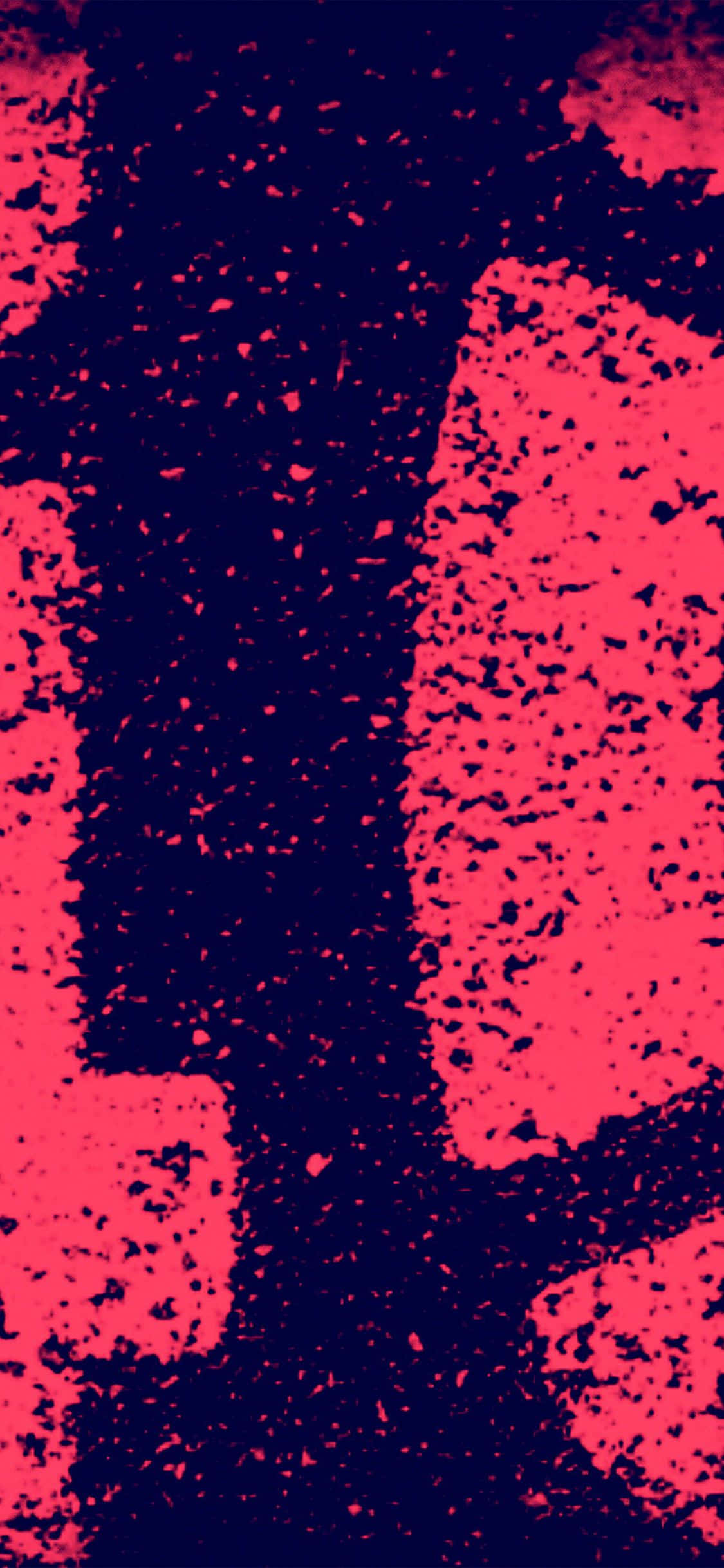 En levende rød grunge baggrund med flydende og abstrakte former Wallpapers