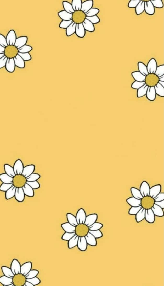 En livlig gul horisont udstråler positivitet Wallpapers