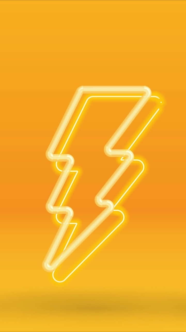 En lys og livlig orange æstetisk baggrund Wallpapers