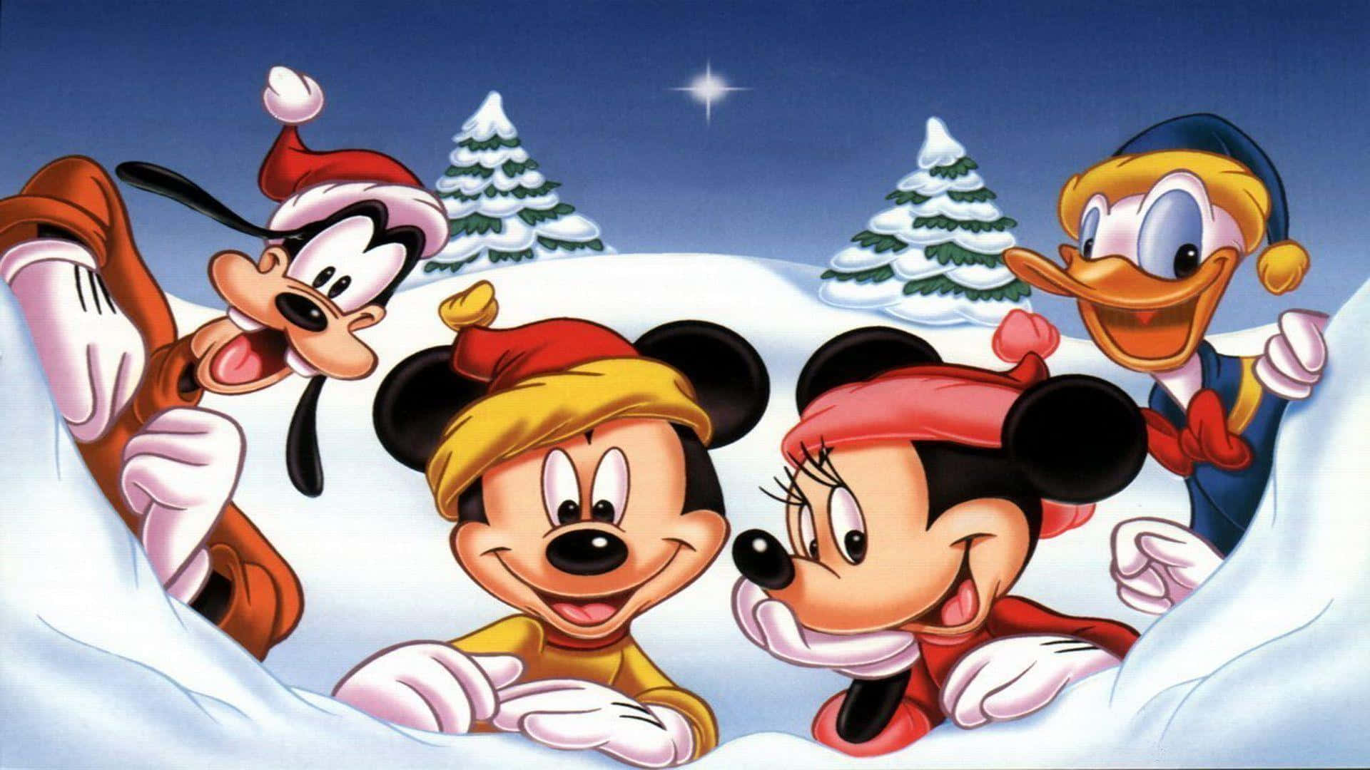 En magisk jul med Disney Wallpapers