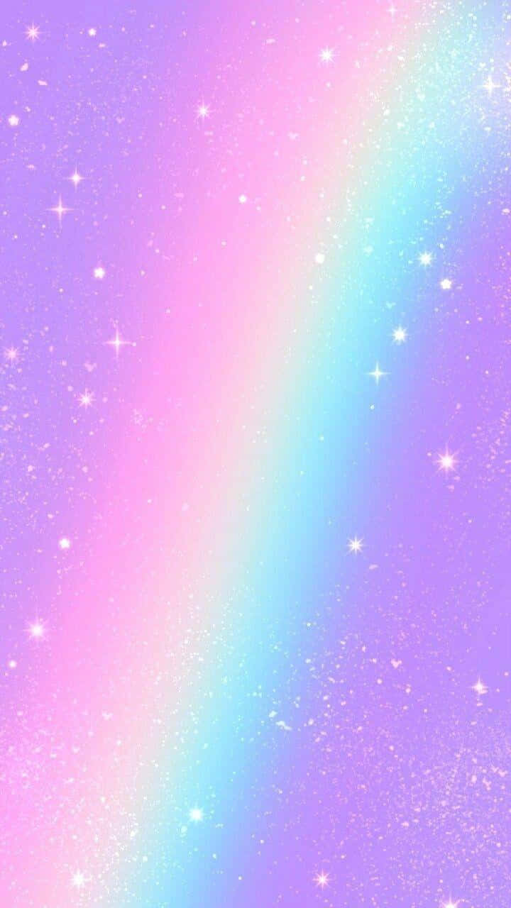 En magisk pastelregnbue Wallpapers