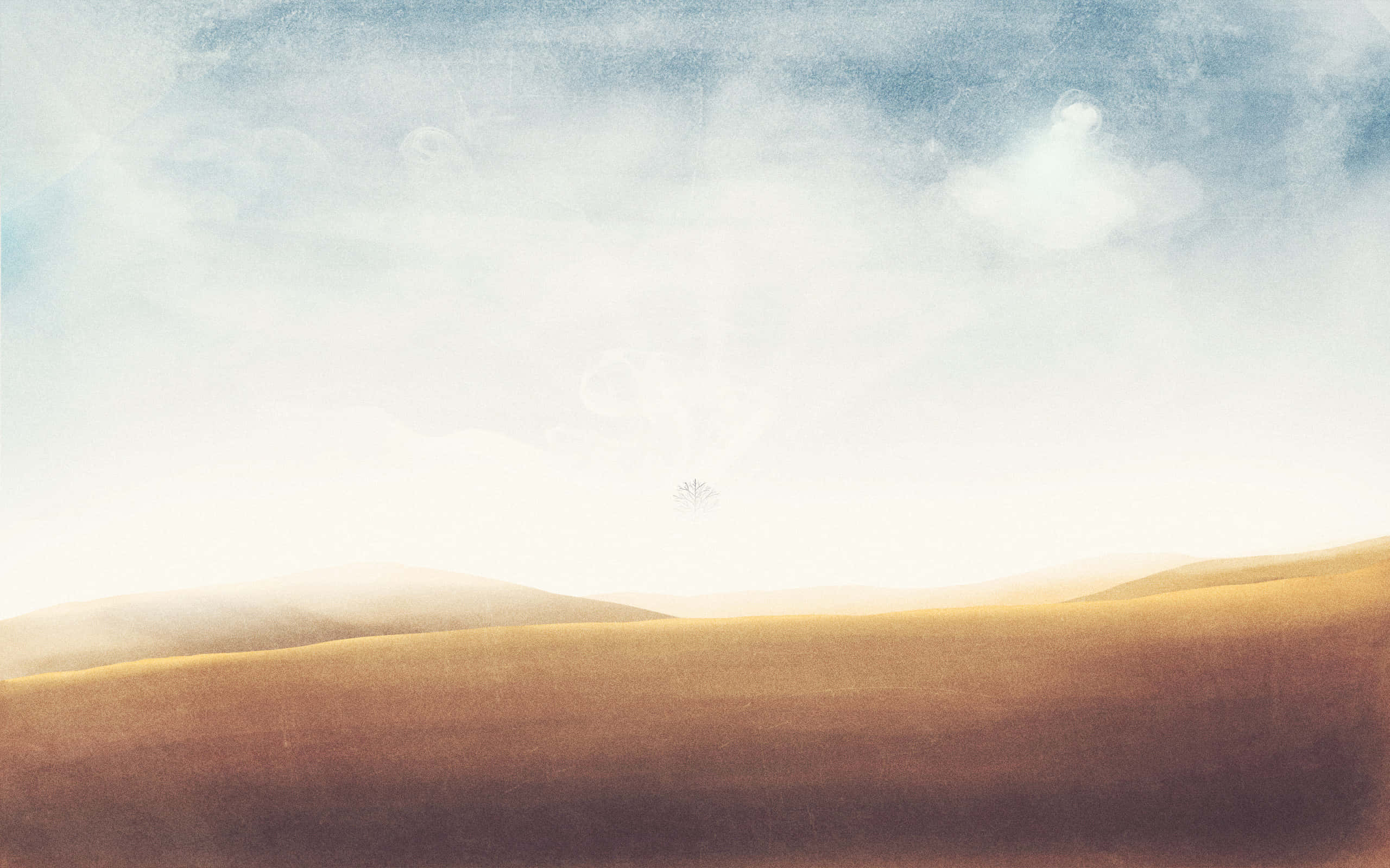 En mand flyver en drage på himlen Wallpapers