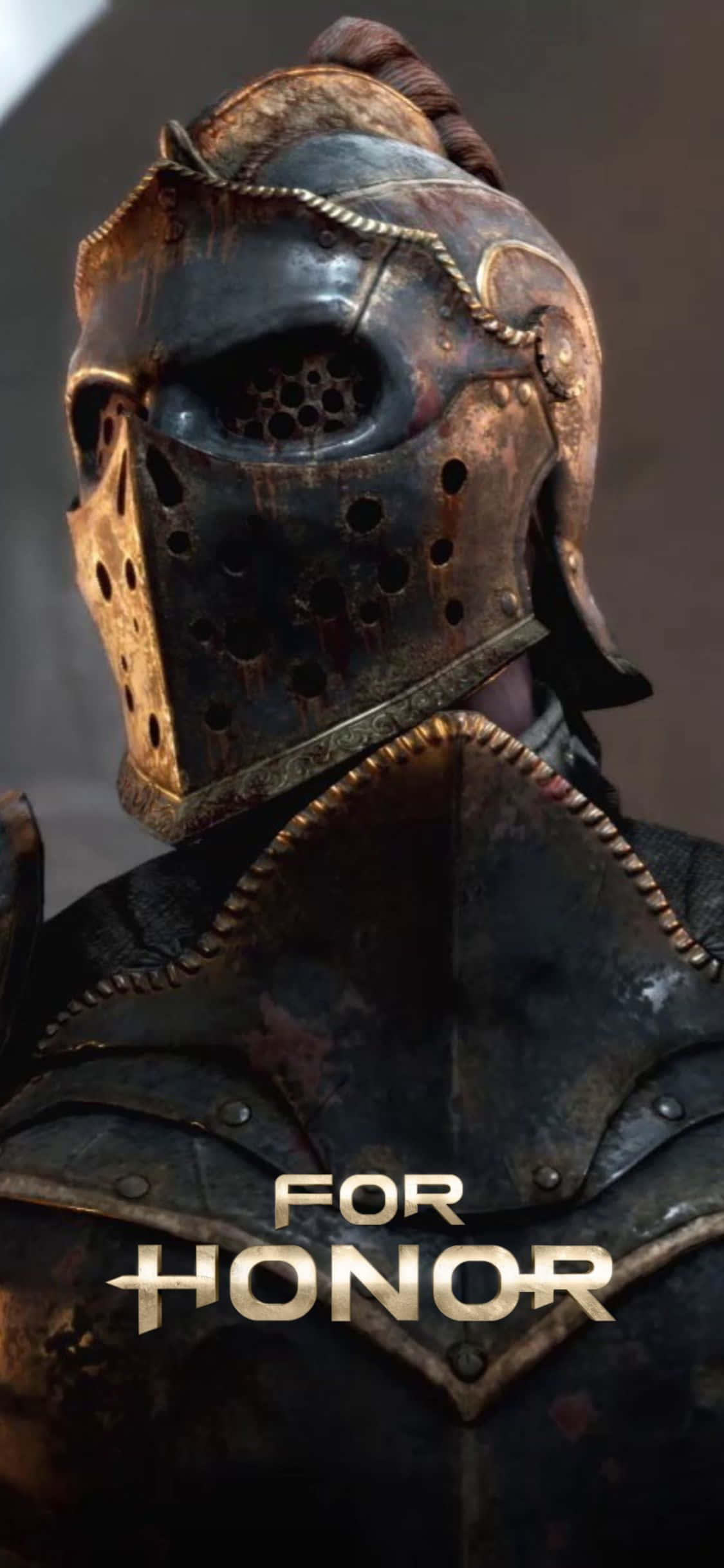 en mand i rustning med ordene for honor Wallpapers