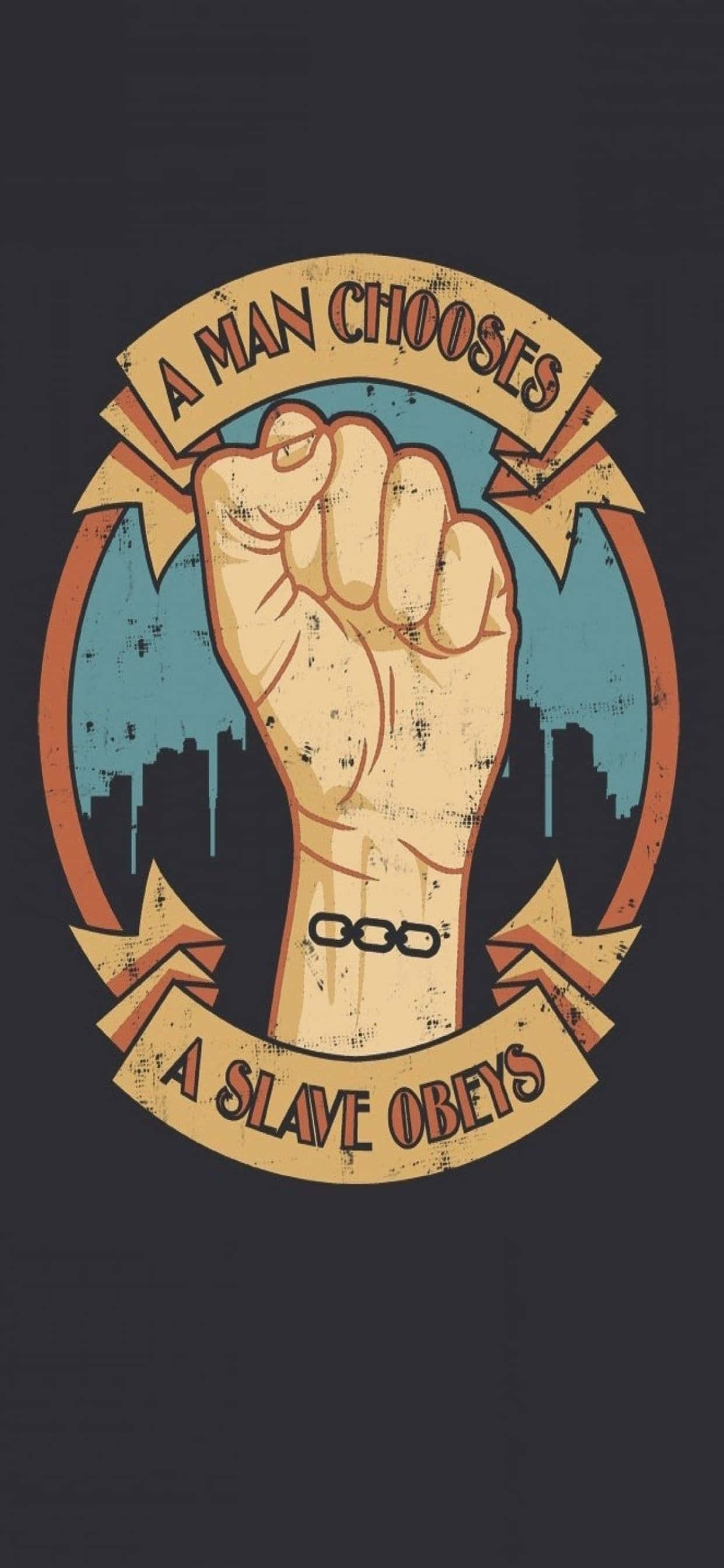 en mand vælger en slave frem for en by Wallpapers
