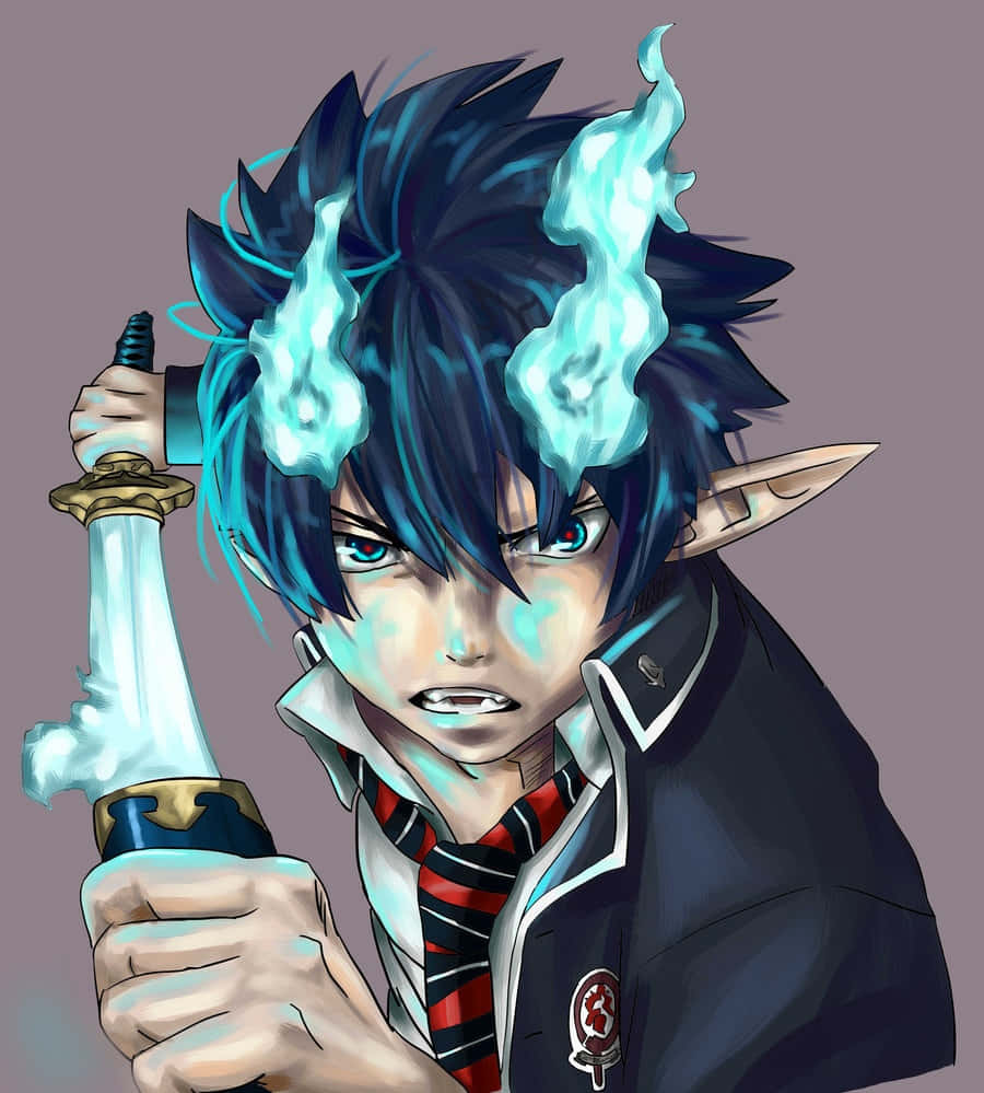 En mægtig dæmoninspireret animefigur Wallpapers