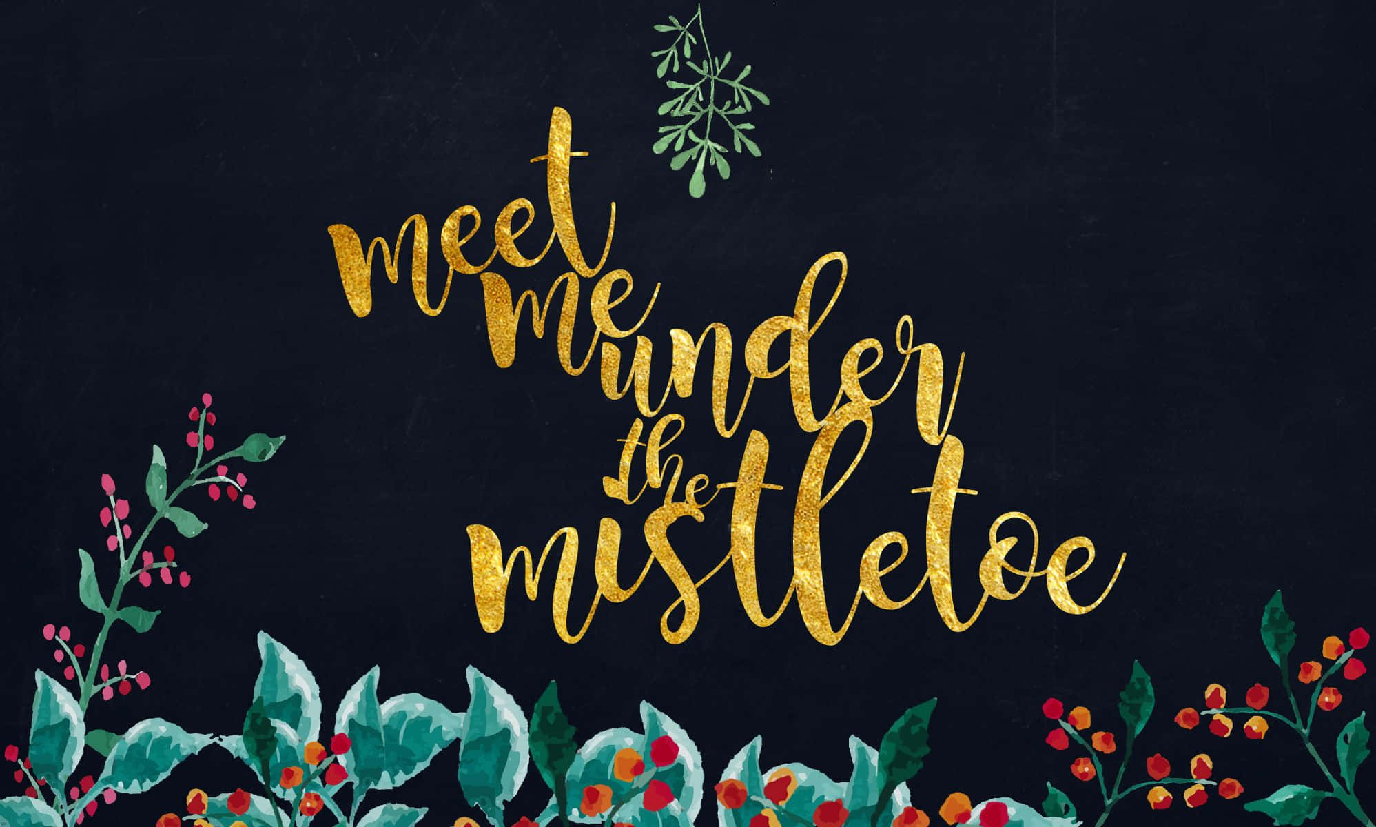 En minimalistisk juleoplevelse Wallpapers