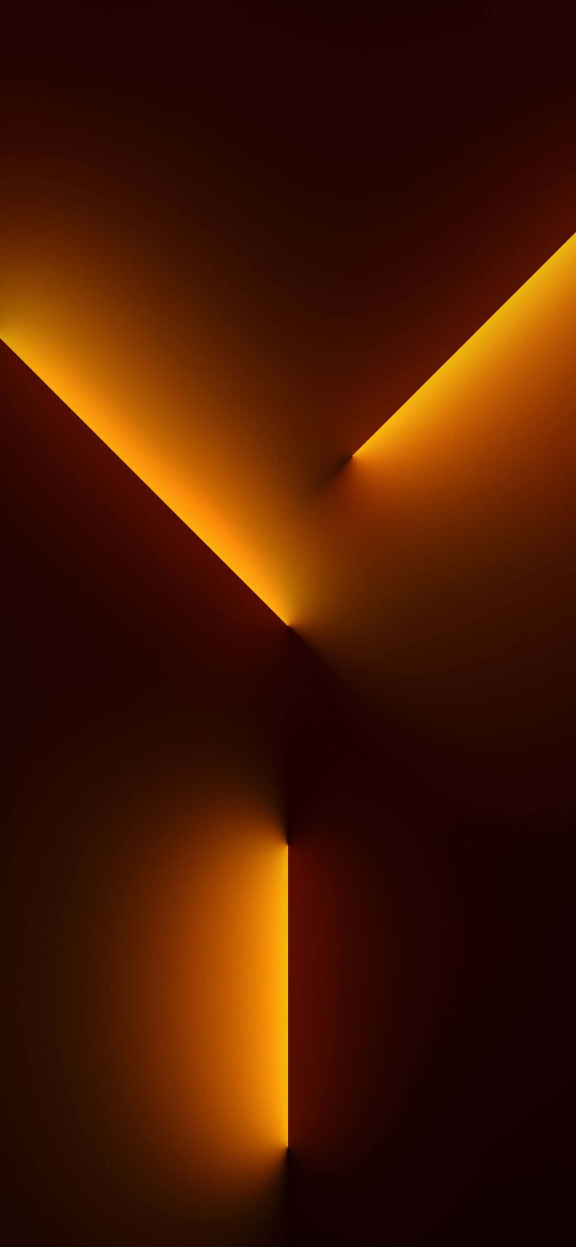 en mørk baggrund med et gult lys Wallpapers