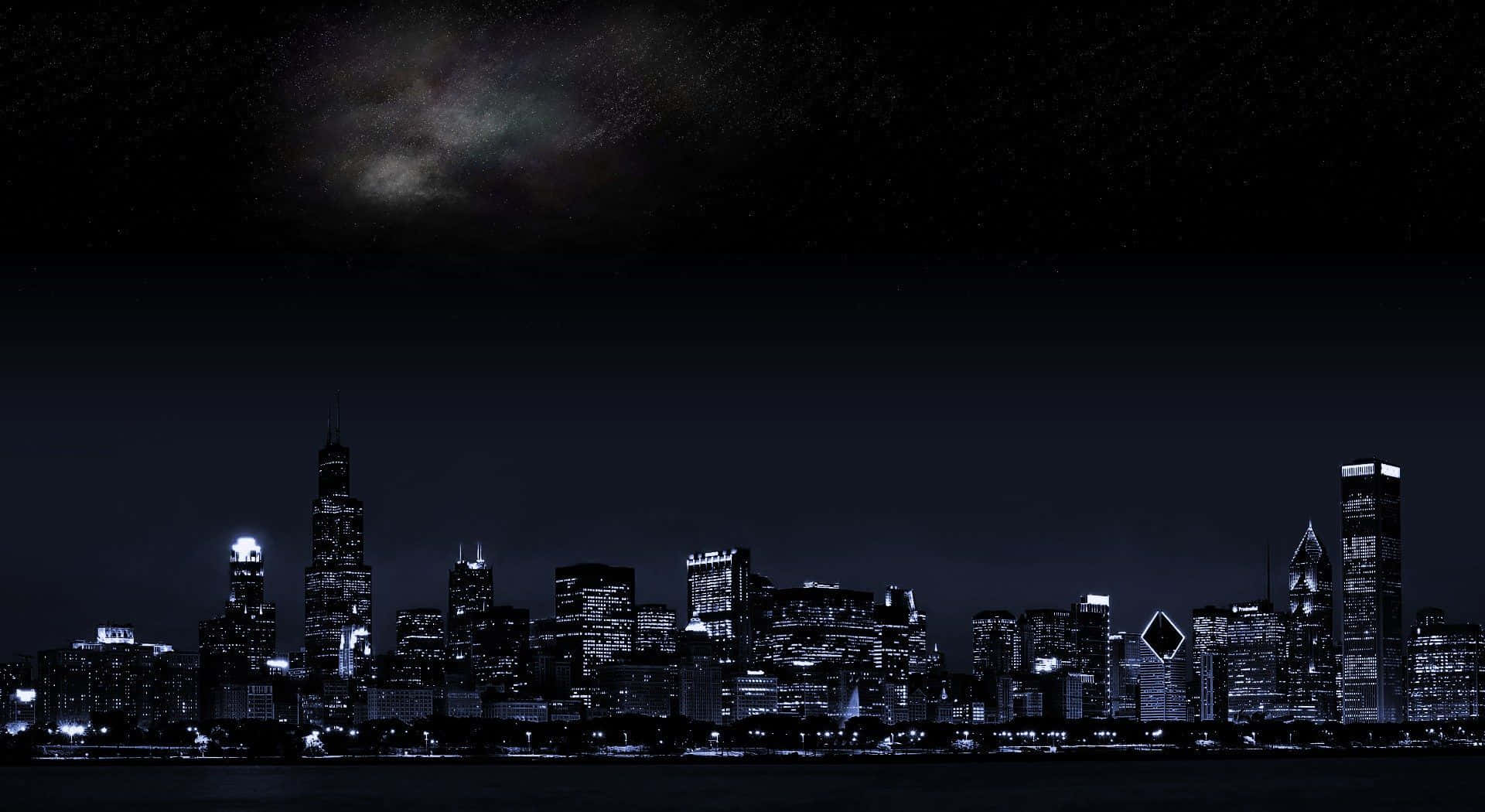 En mystisk mørk by Wallpapers
