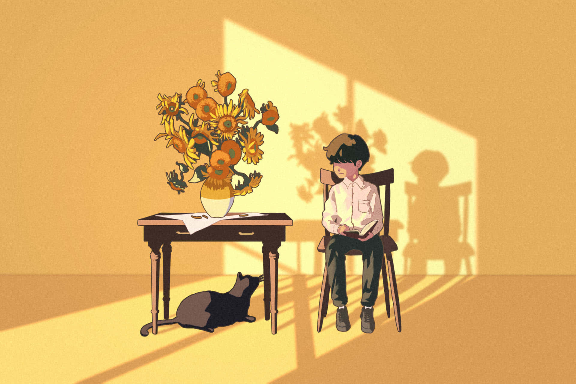 En mystisk verden af anime æstetik Wallpapers