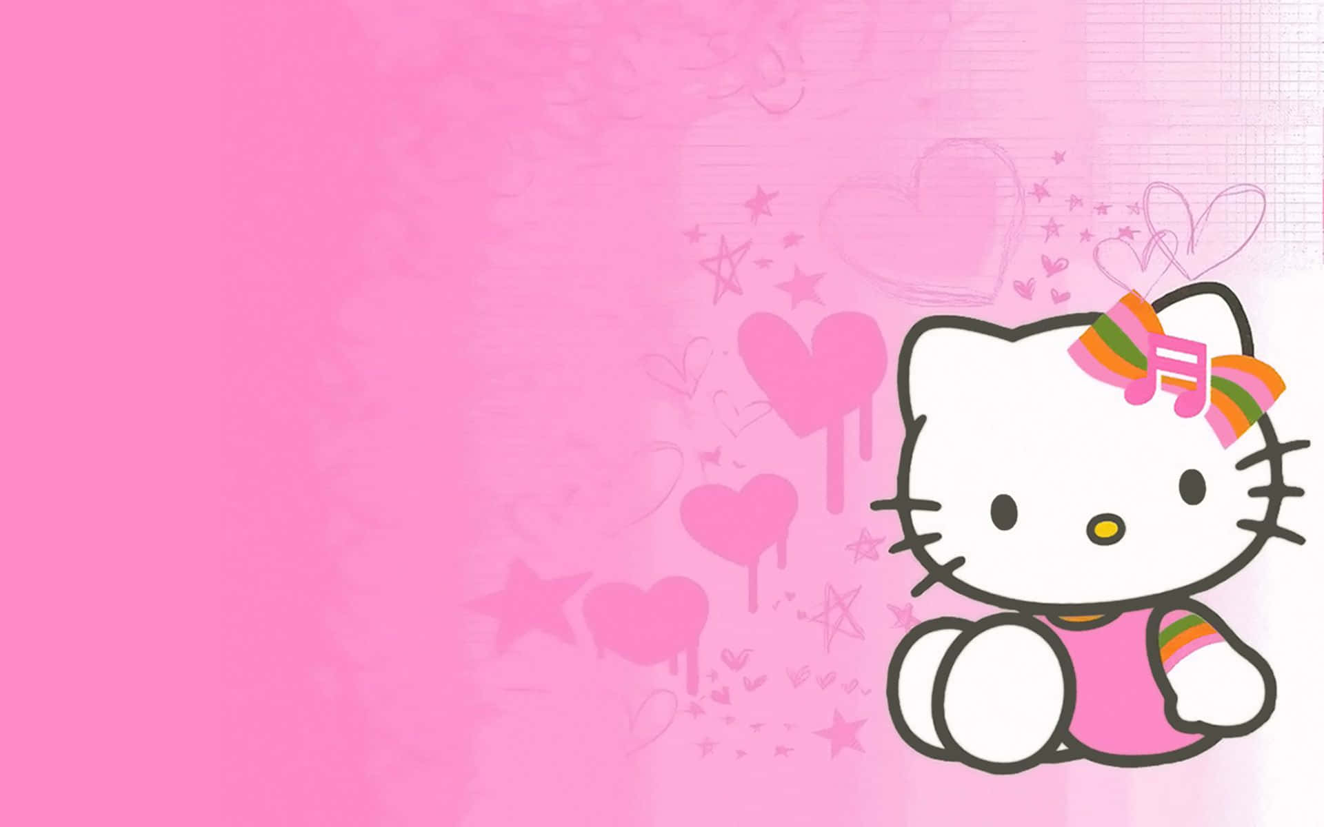 En perfekt kawaii lyserød baggrund Wallpapers