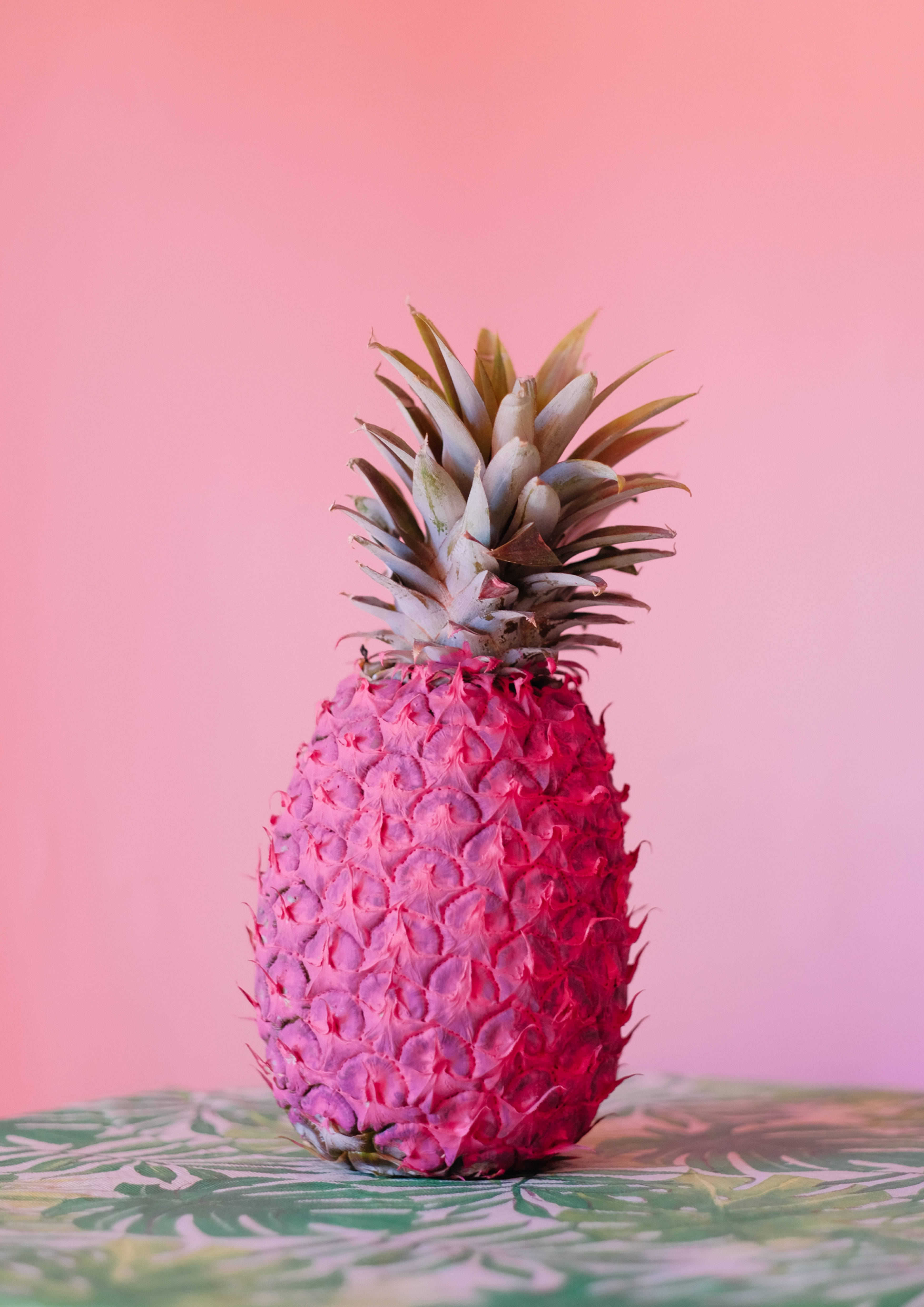 En pragtfuld, lyserød ananas Wallpapers