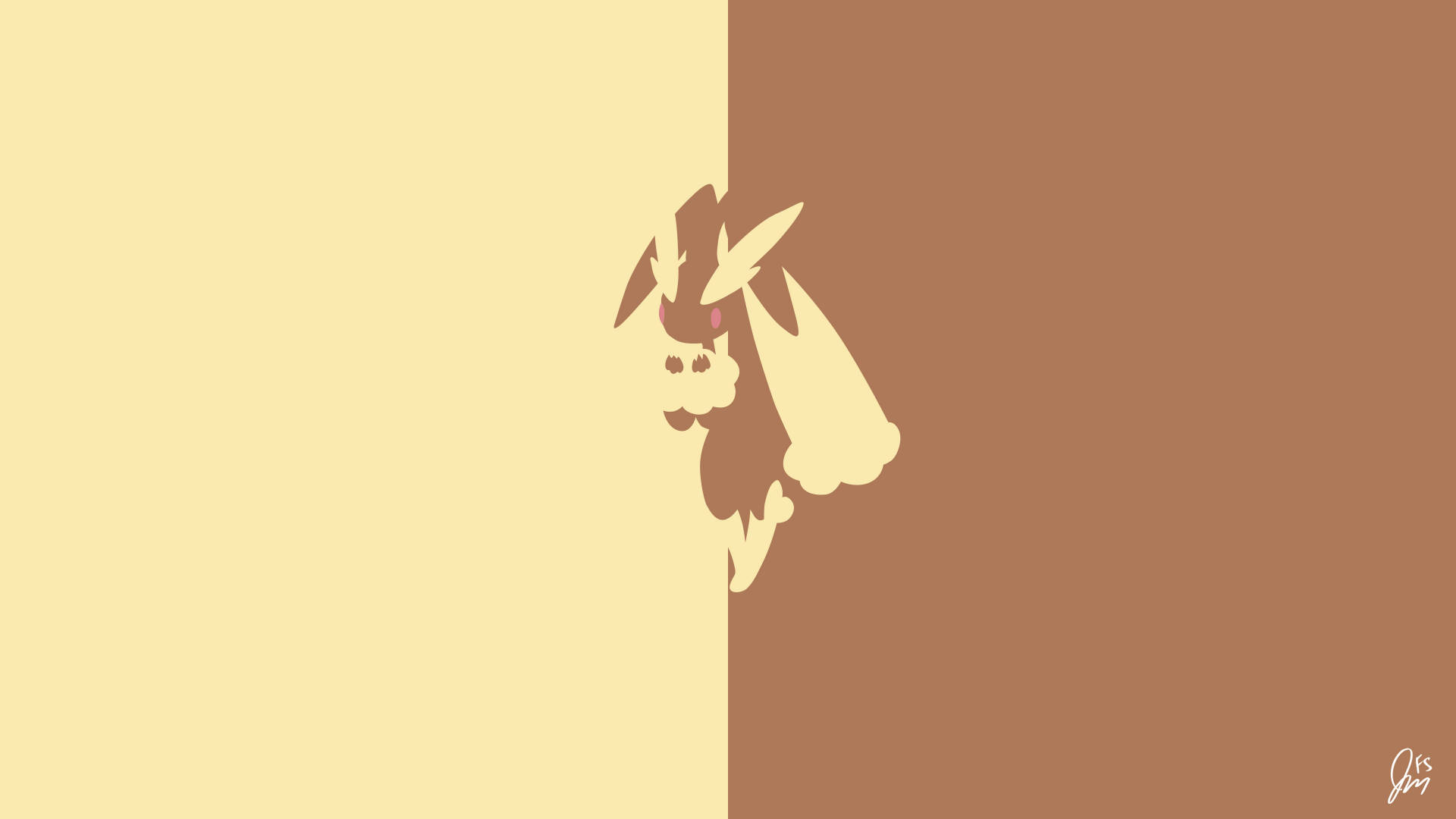 en silhuet af en hund i brune og gule farver Wallpapers